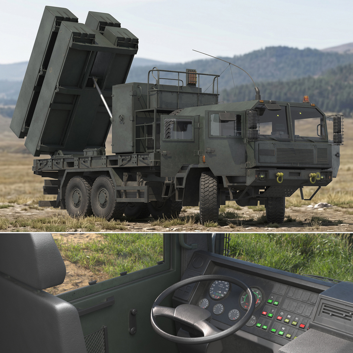 Kongsberg NSM MLV Coastal Defence System Rigged