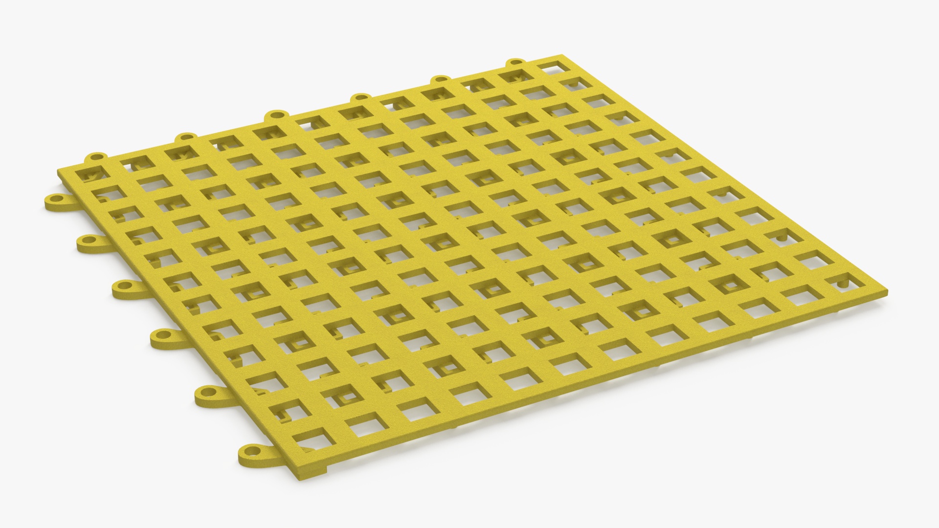 3D model PVC Floor Mat Tile Yellow