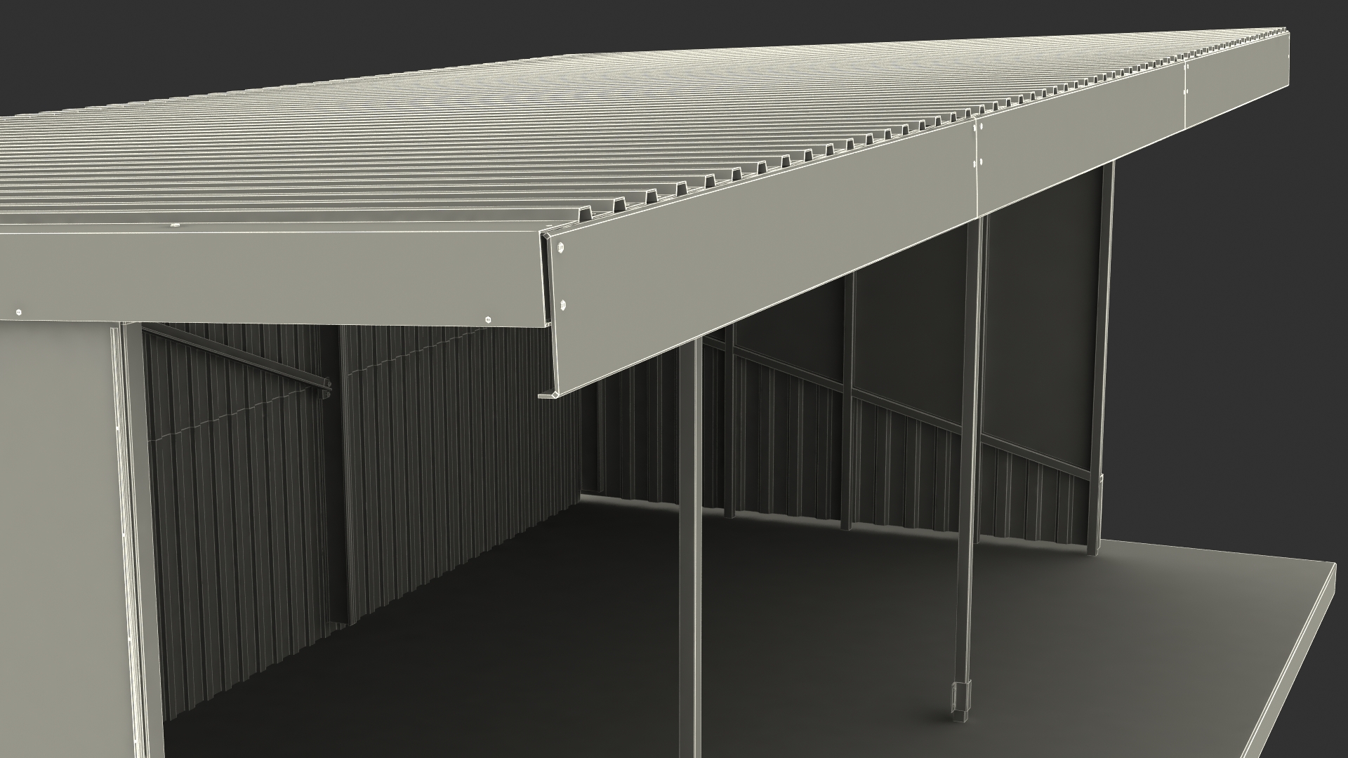 Sports Shelter 3D model