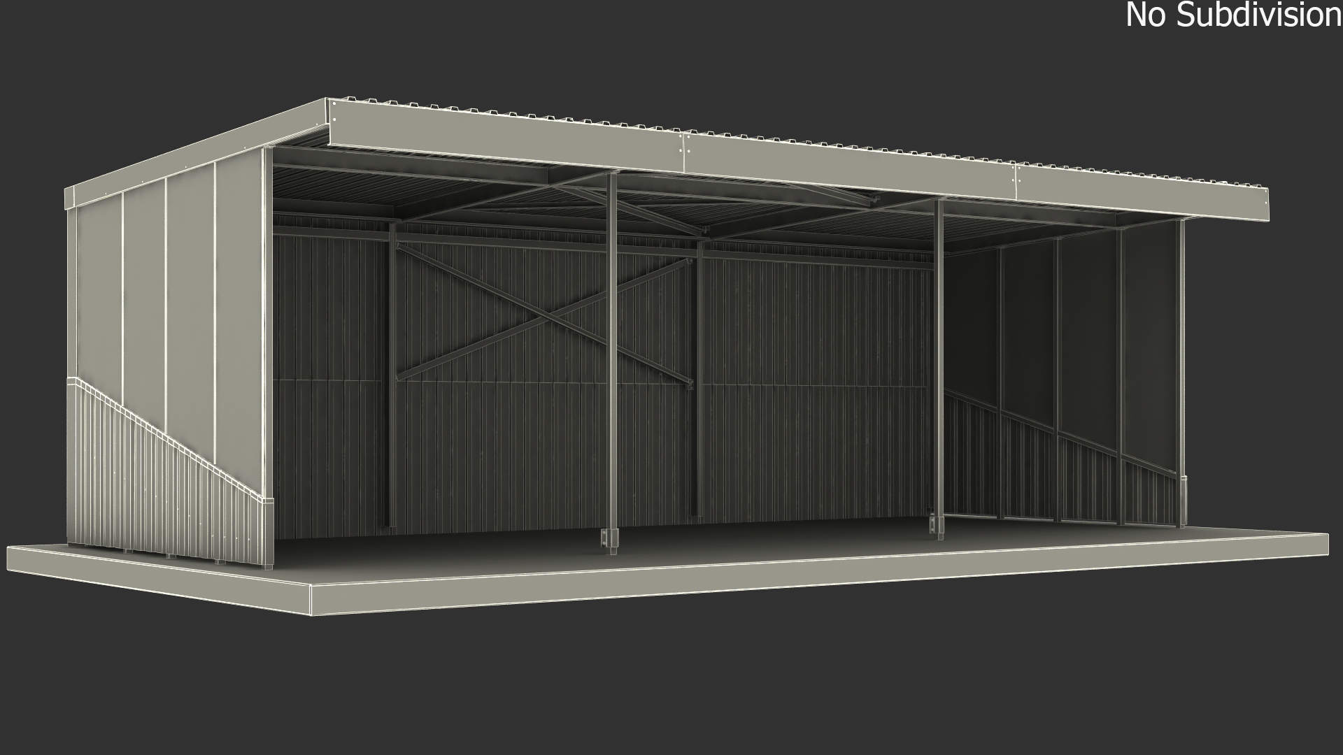 Sports Shelter 3D model