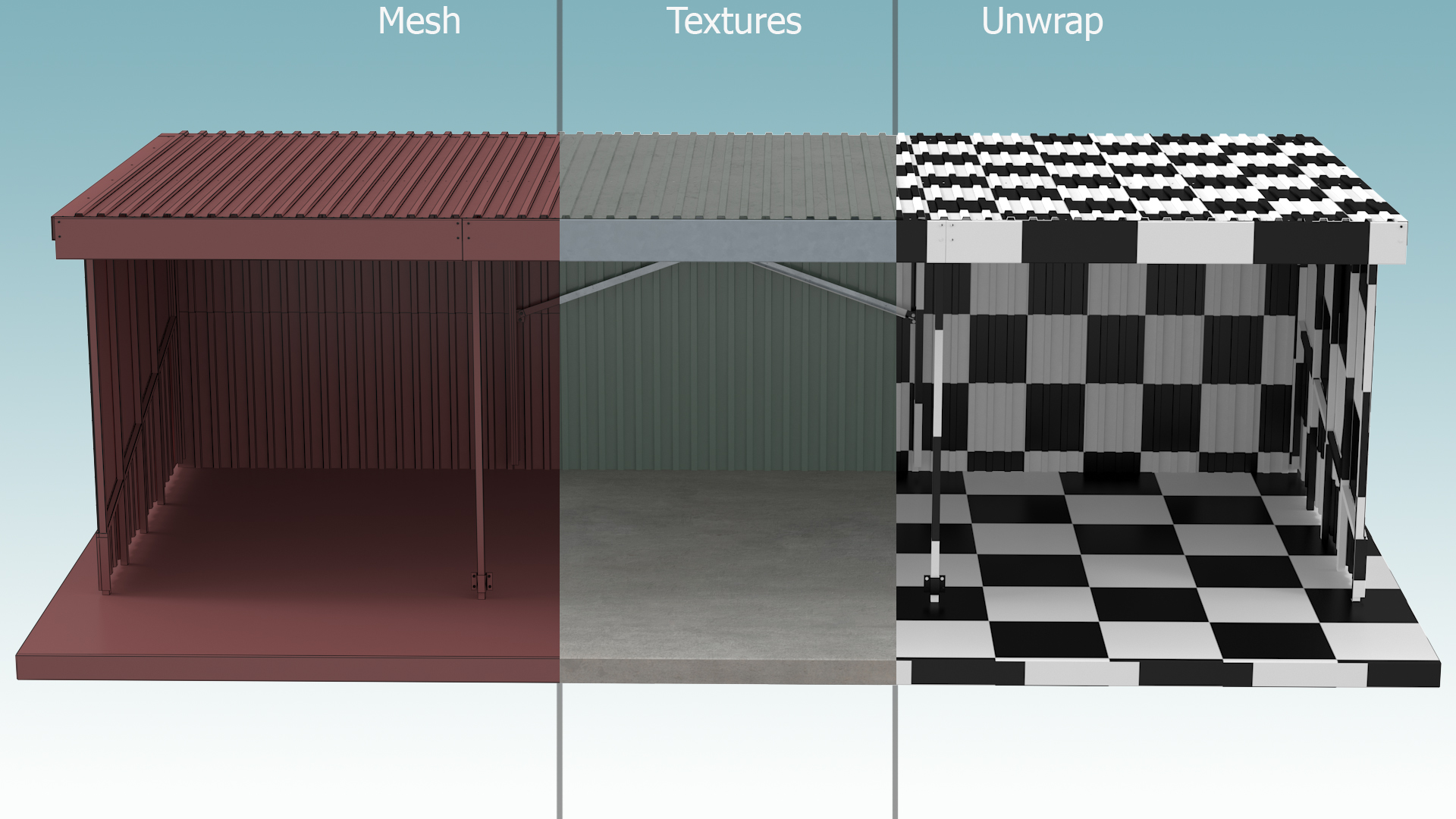 Sports Shelter 3D model