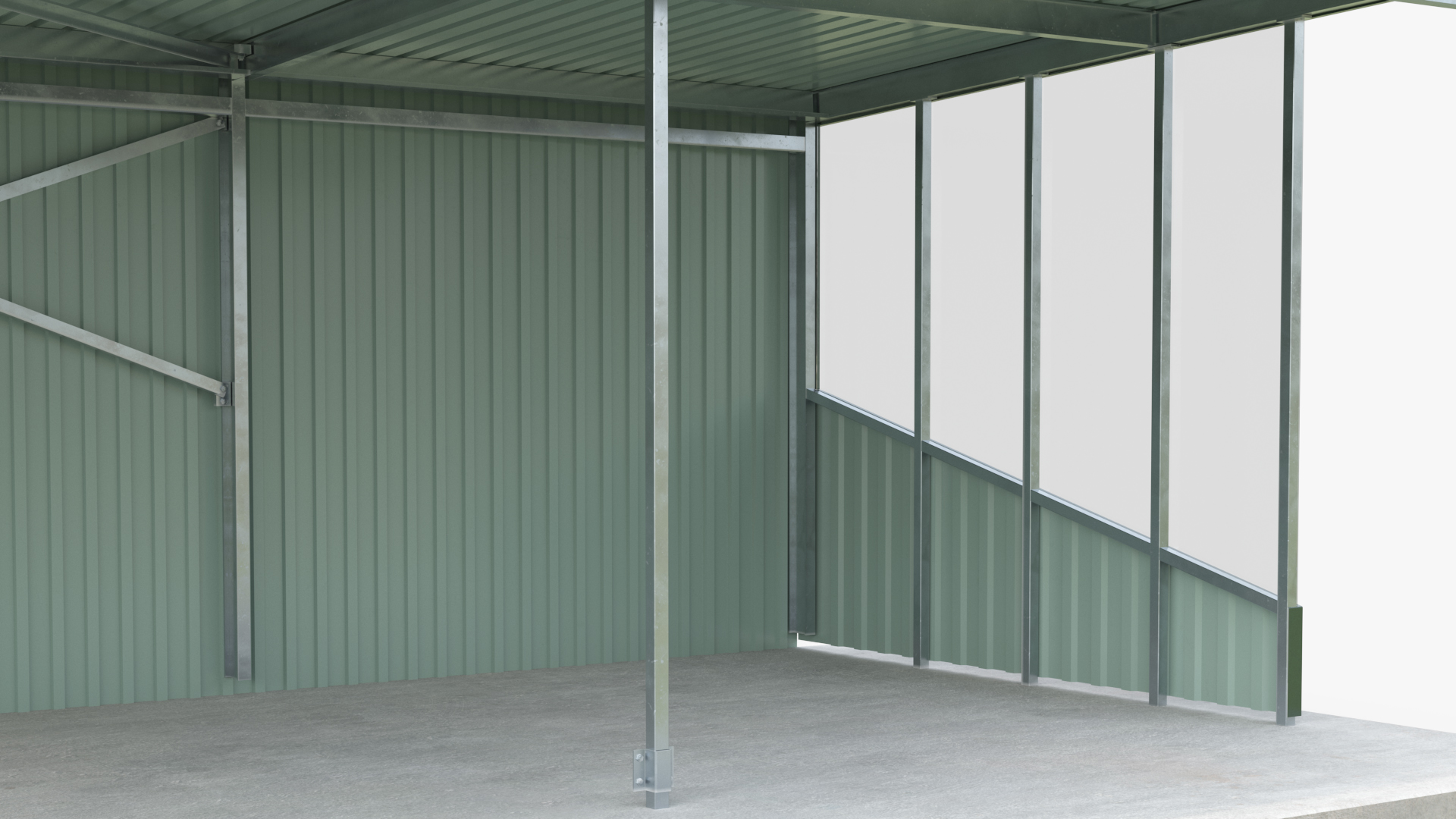 Sports Shelter 3D model