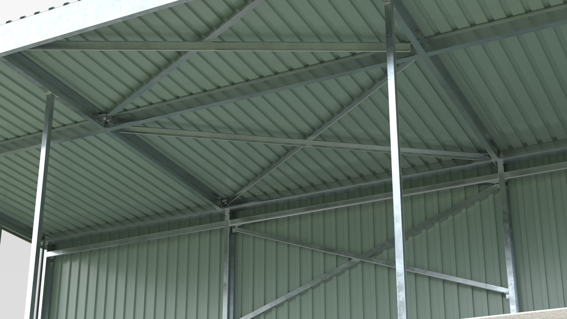 Sports Shelter 3D model