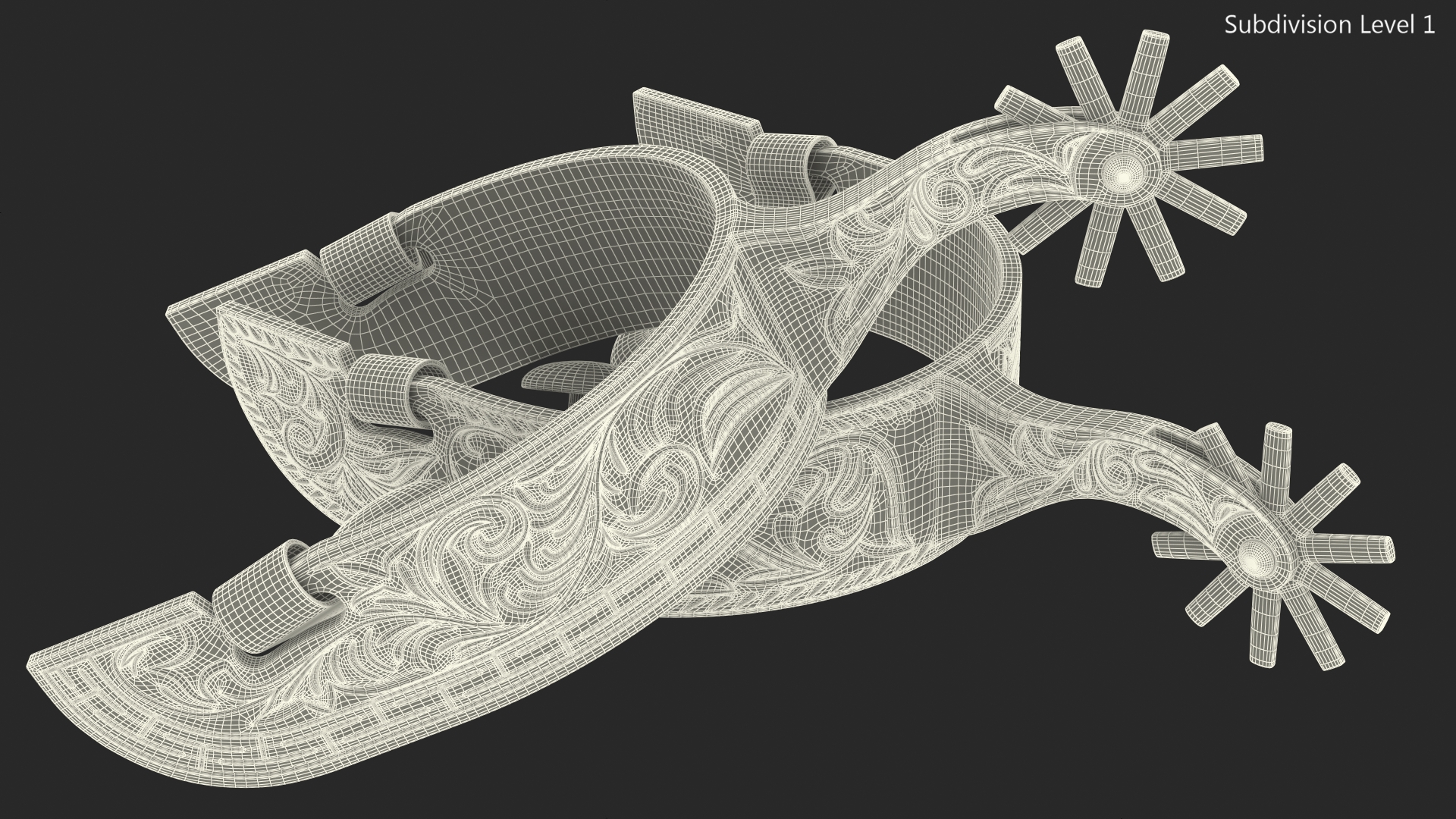 Cowboy Spurs 3D