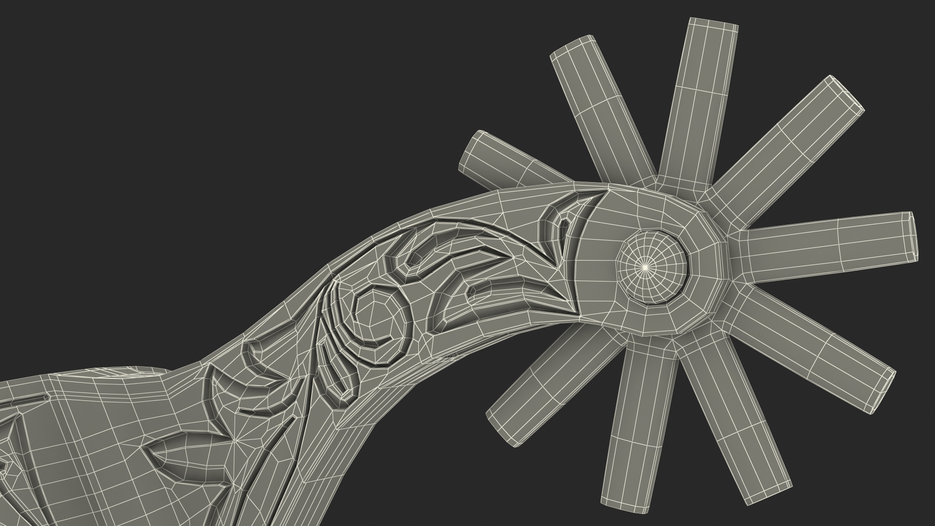 Cowboy Spurs 3D
