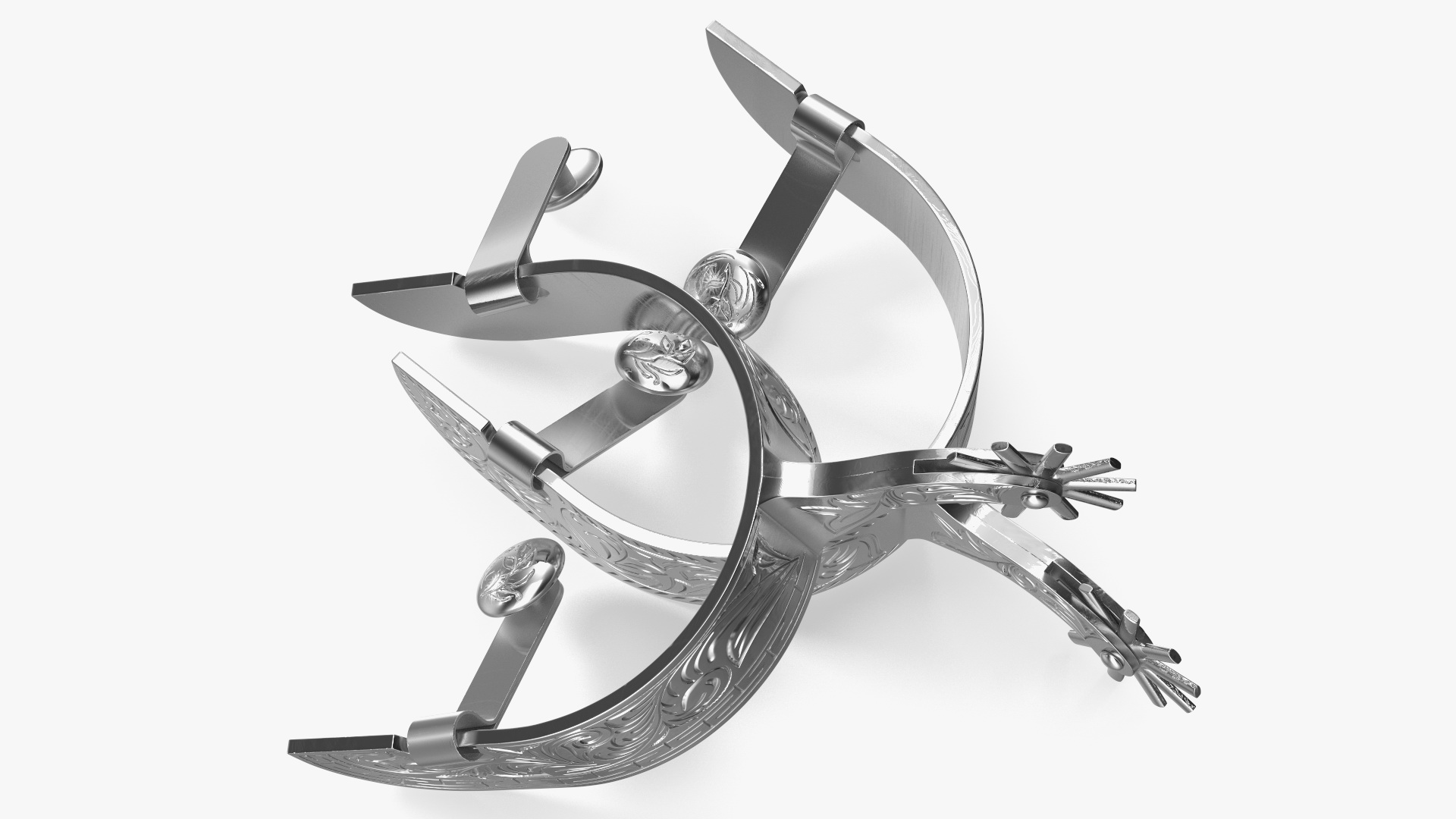 Cowboy Spurs 3D
