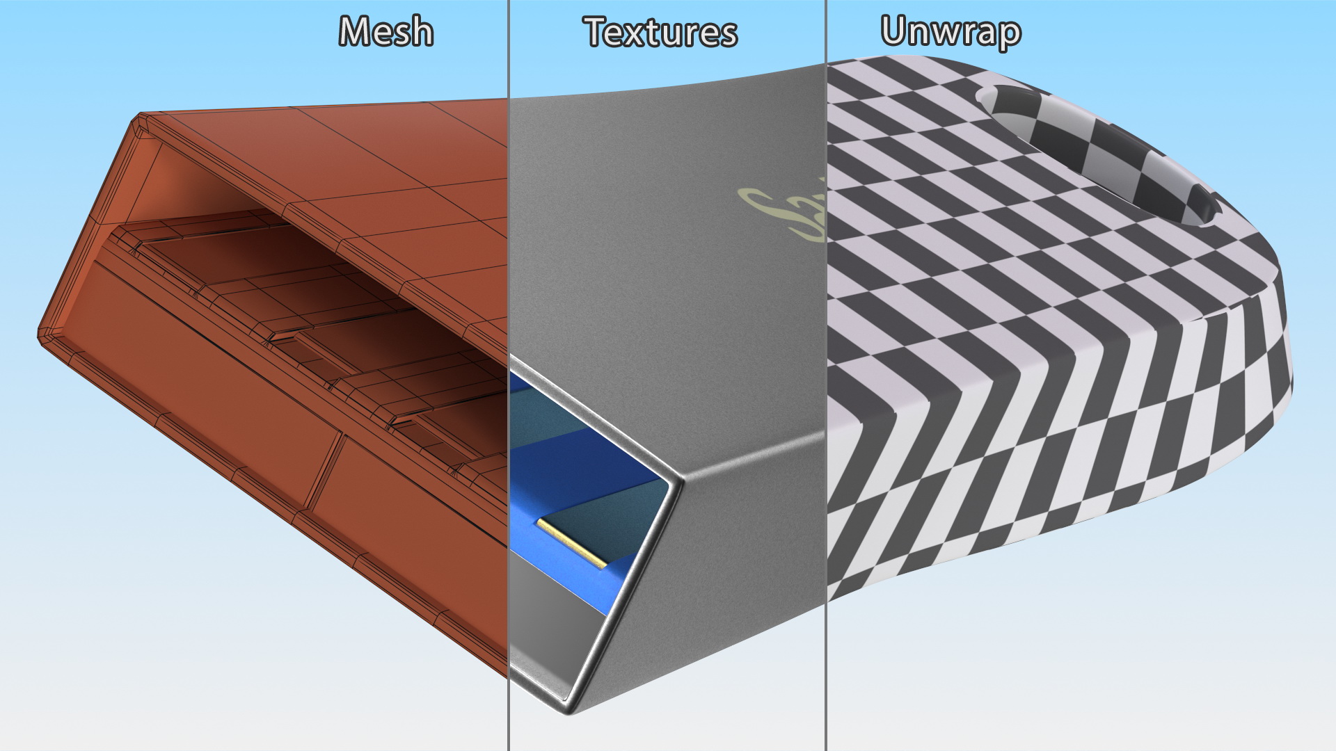 SanDisk Flash Drive 3D model