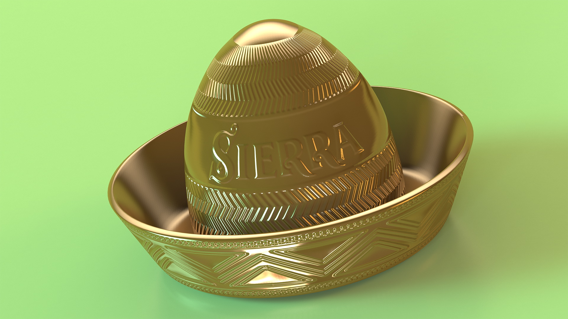 3D Sierra Tequila Salt Shaker