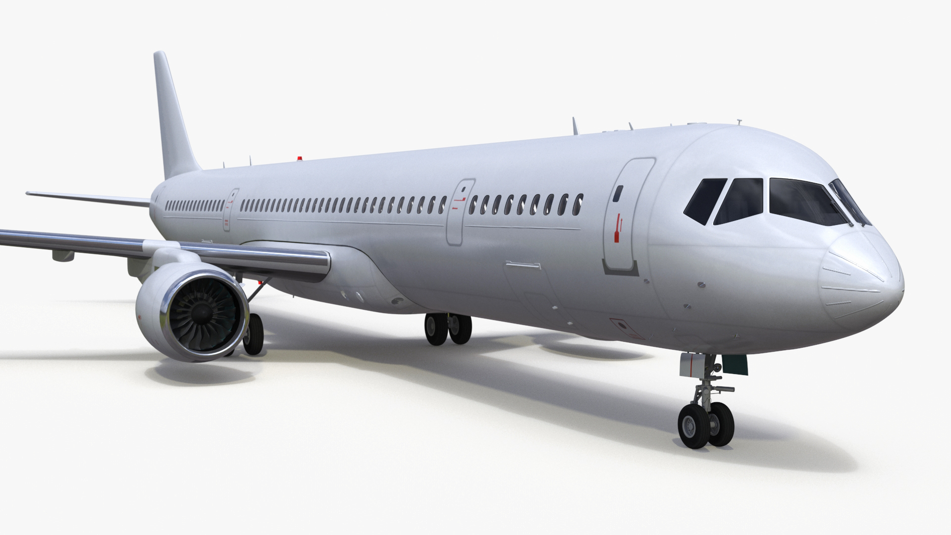 3D model Passenger Jetliner Rigged