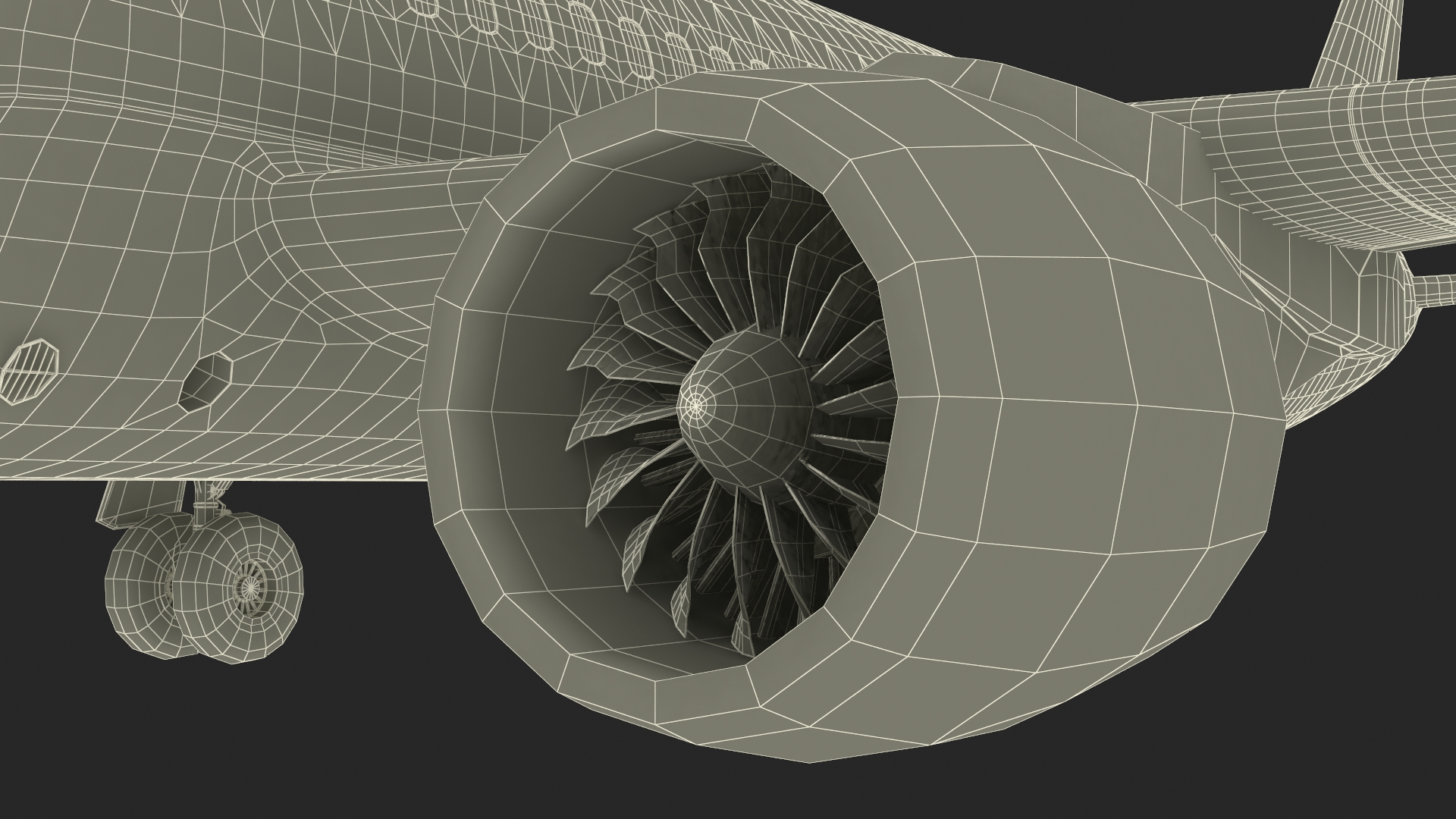 3D model Passenger Jetliner Rigged
