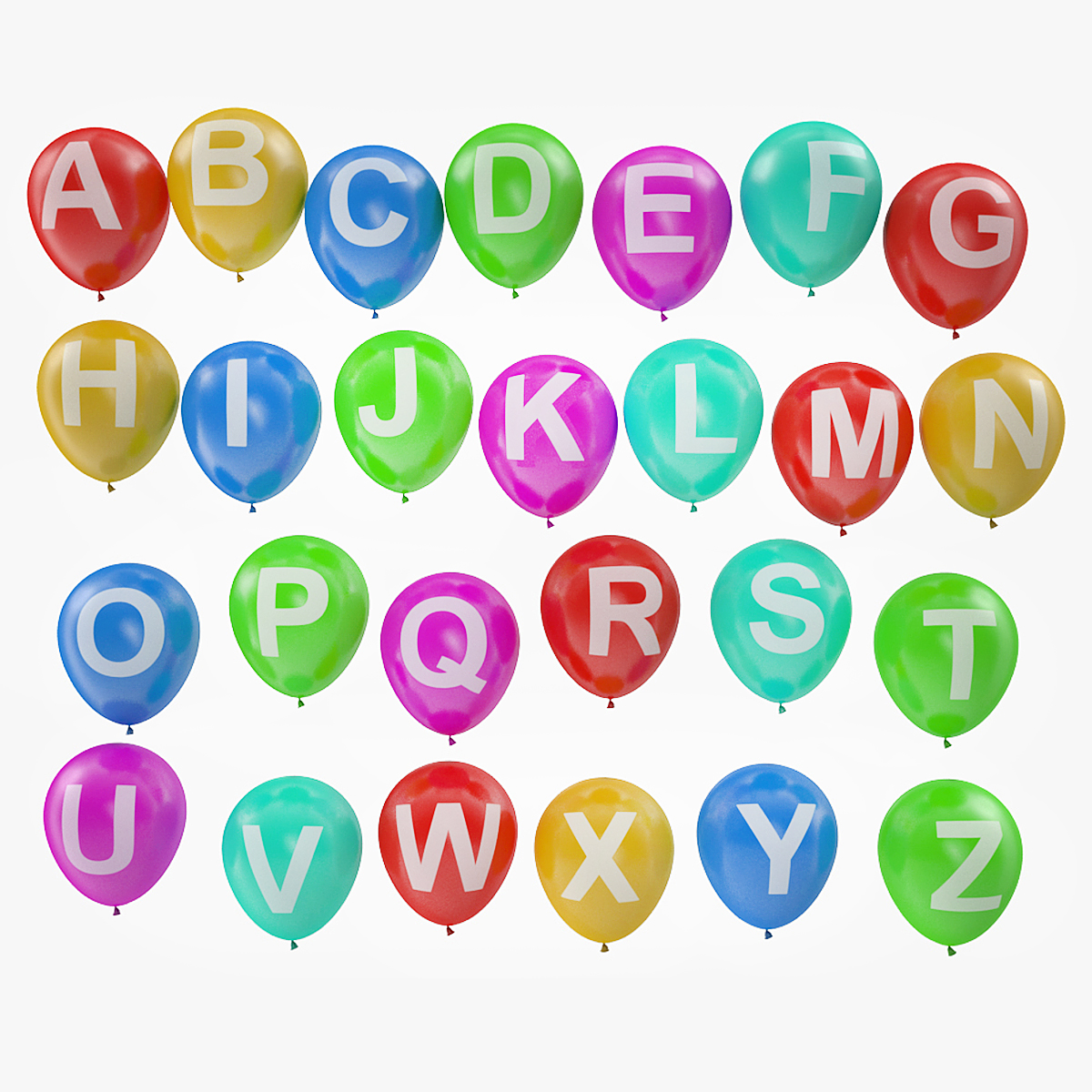 Alphabet Balloons