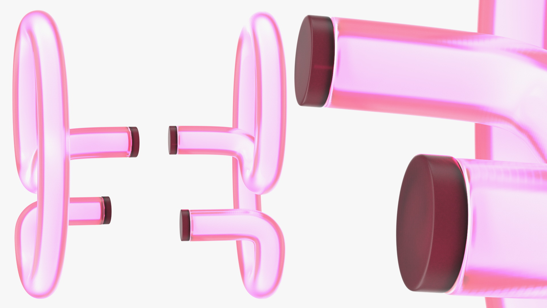 3D Glowing Neon Tube Light Digit 9