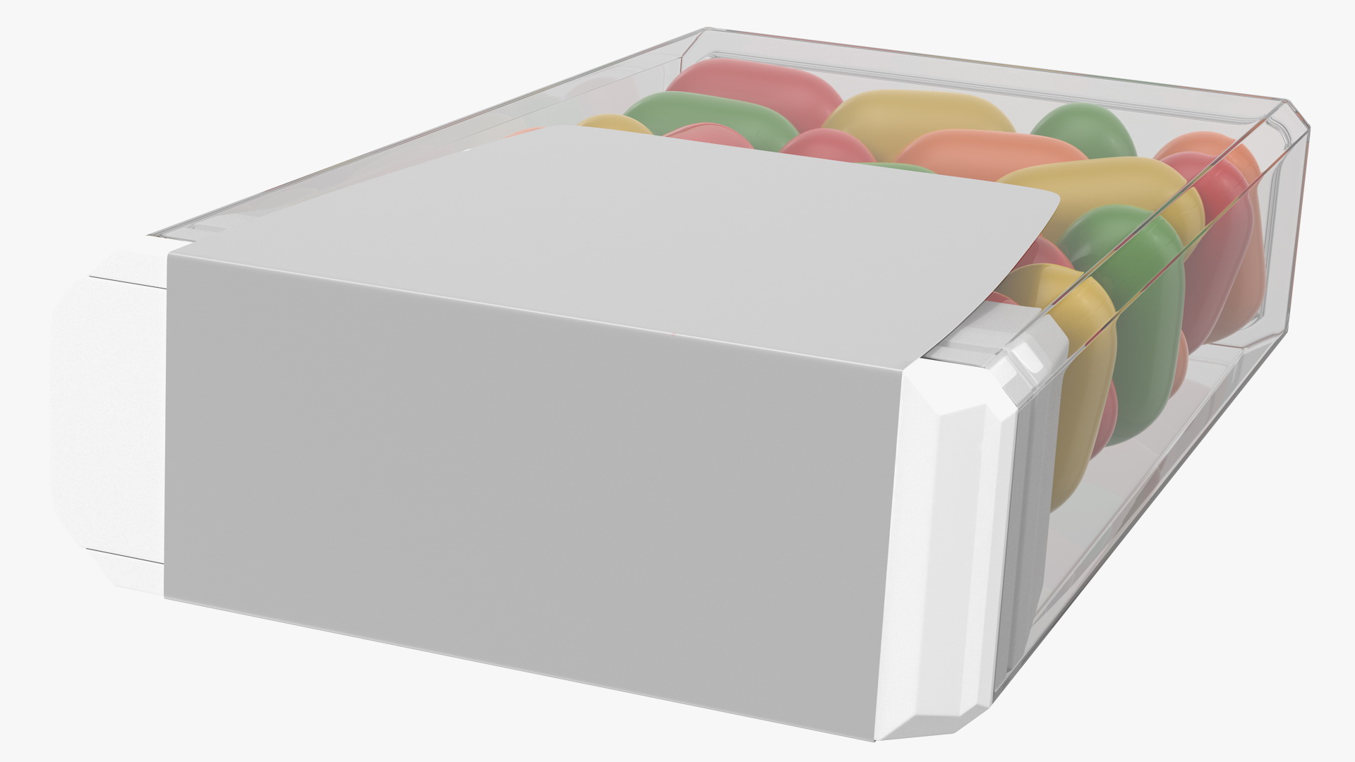 3D model Container with Colorful Dragee