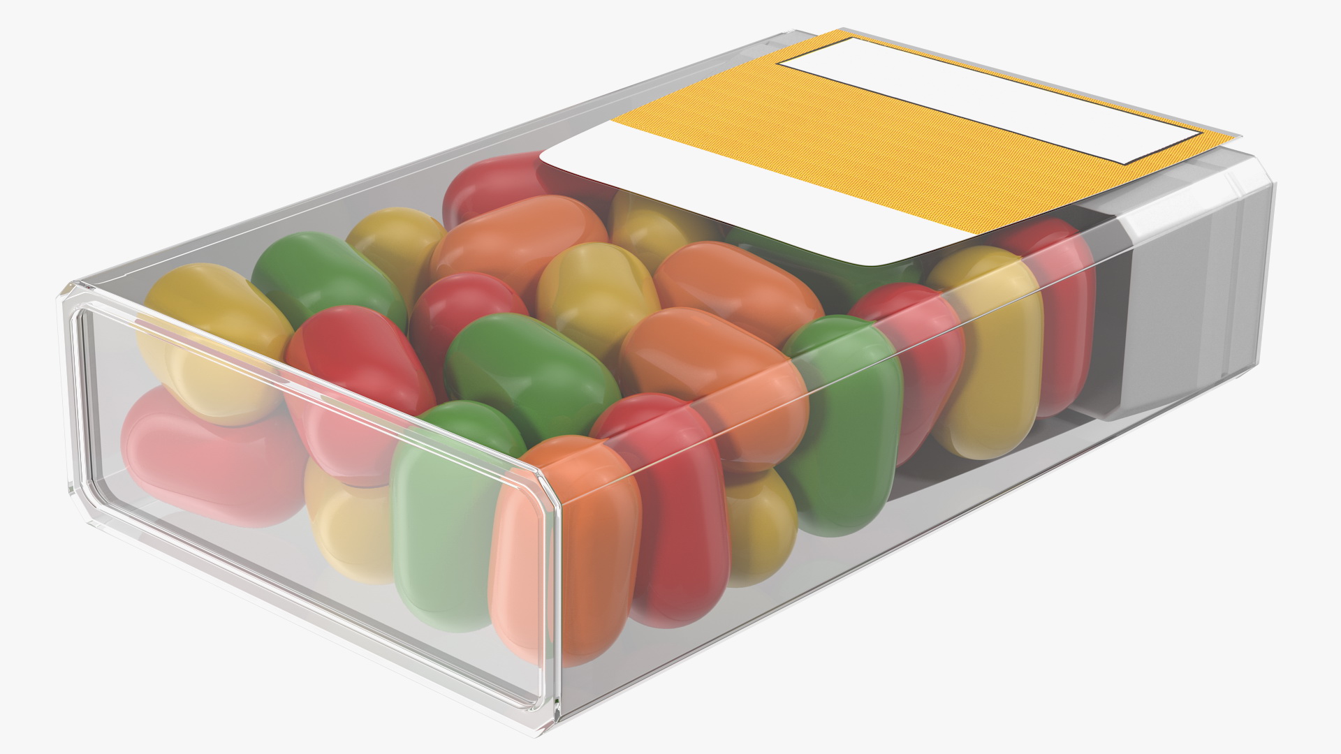 3D model Container with Colorful Dragee
