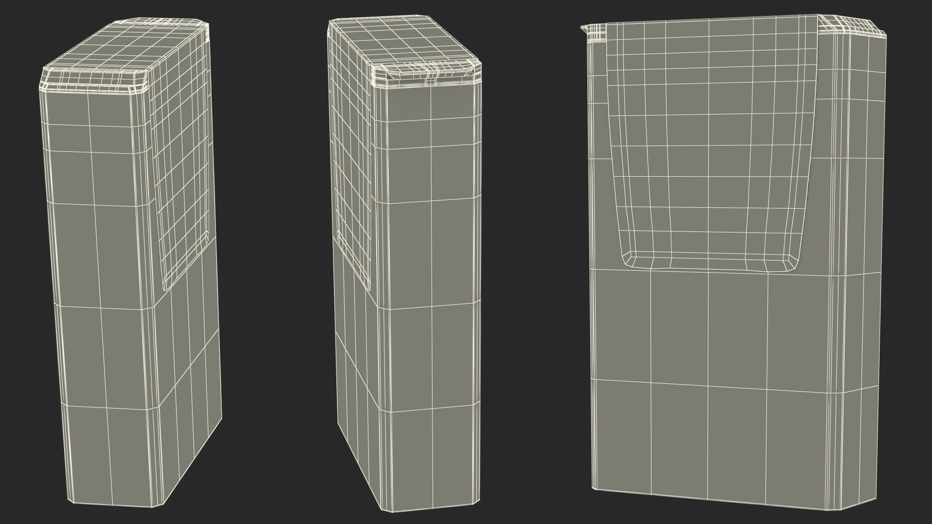 3D model Container with Colorful Dragee