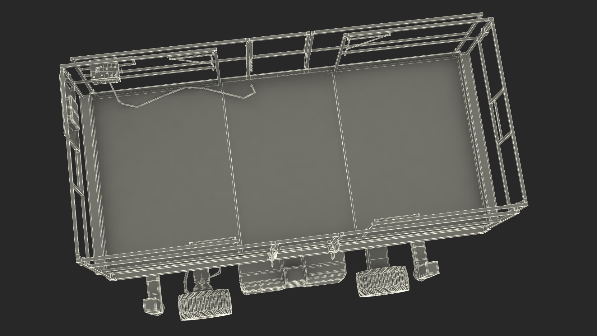 3D JLG Scissor Lift Working Position model