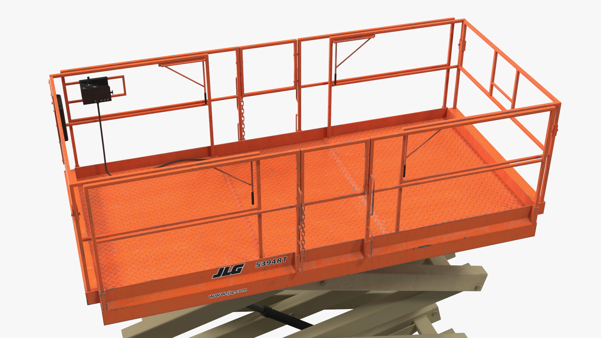3D JLG Scissor Lift Working Position model