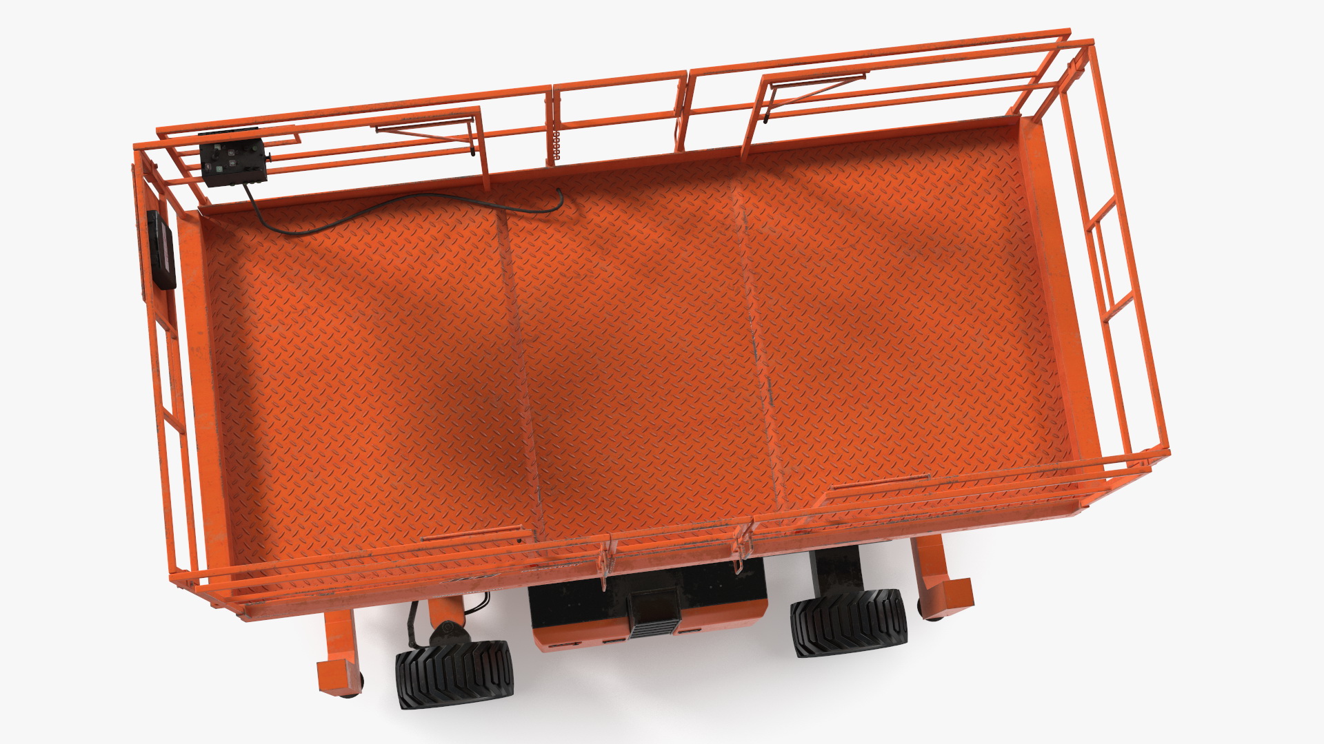 3D JLG Scissor Lift Working Position model