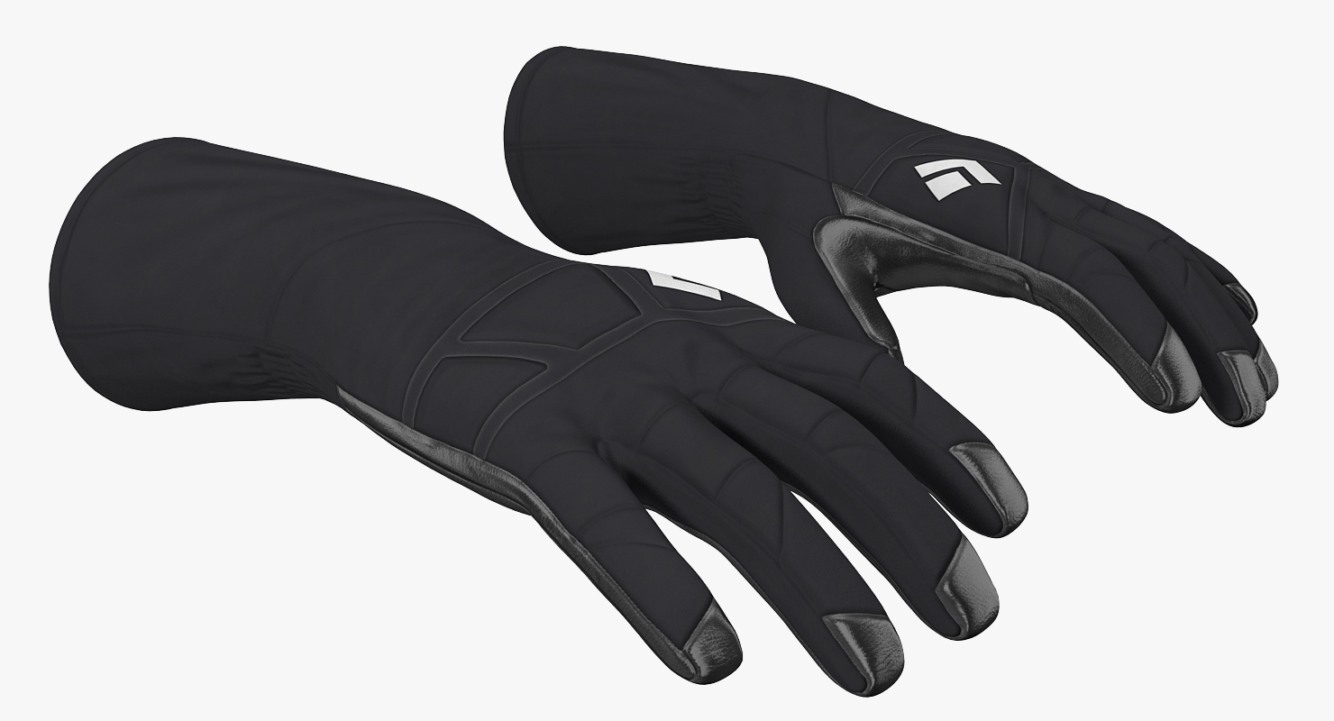 Winter Sport Gloves 3D model