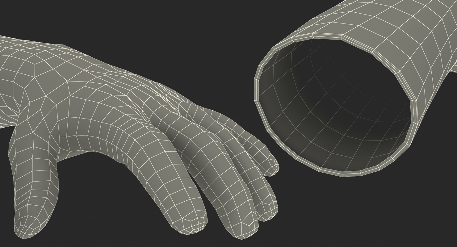 Winter Sport Gloves 3D model