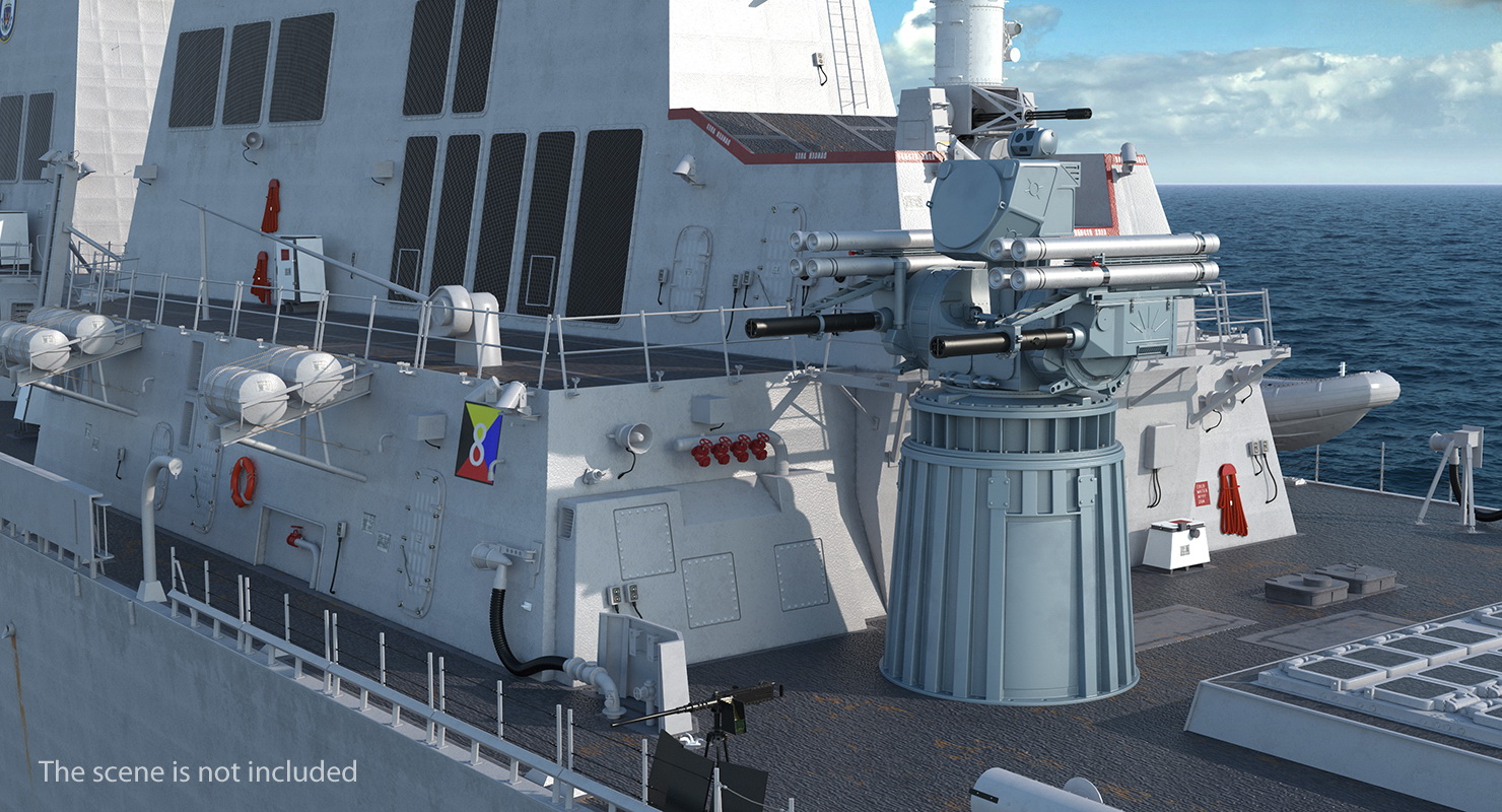 3D model Pantsir-ME Naval Air Defence Rigged
