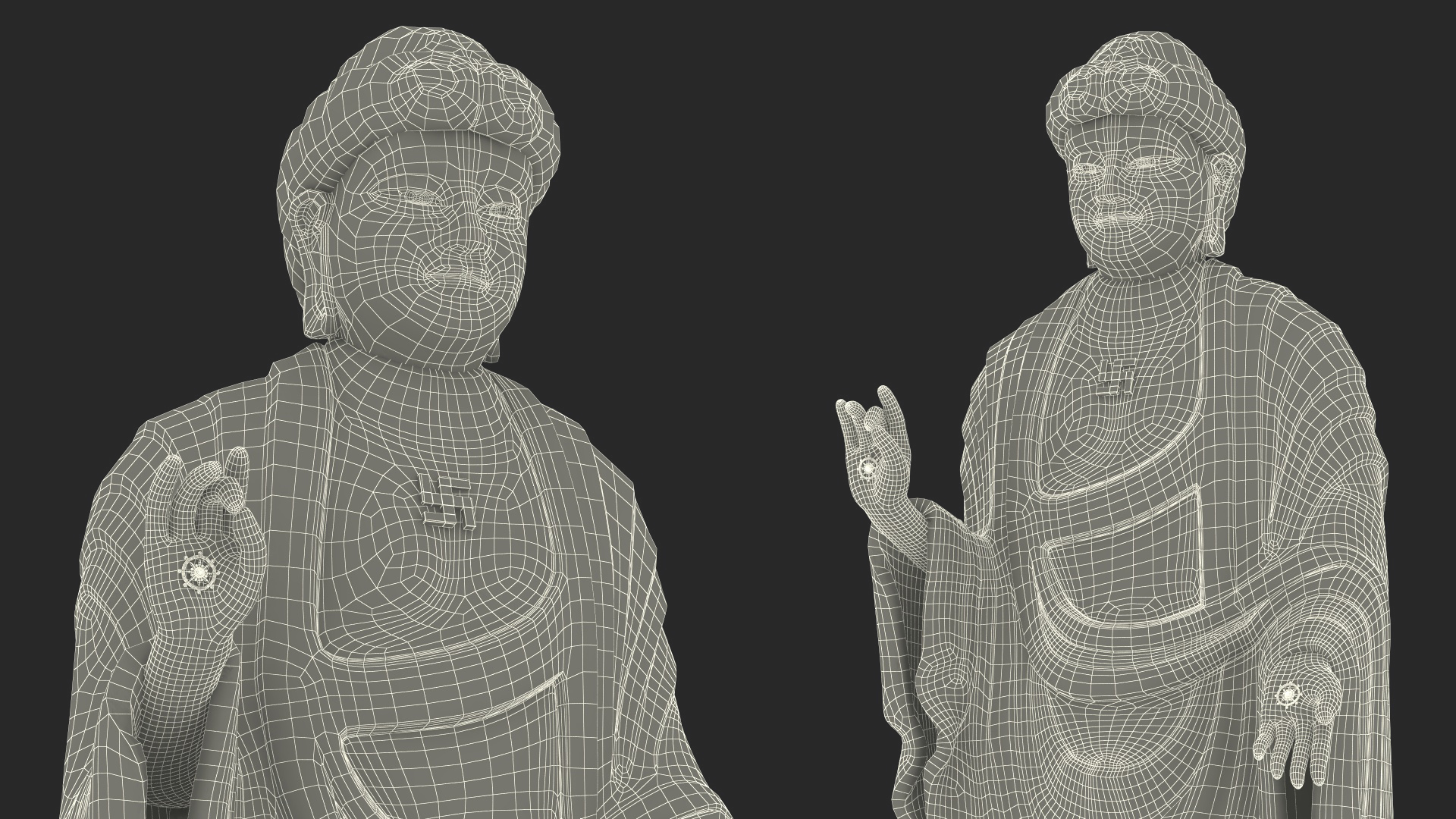 Mazu of Tianjin Buddha Statue 3D model