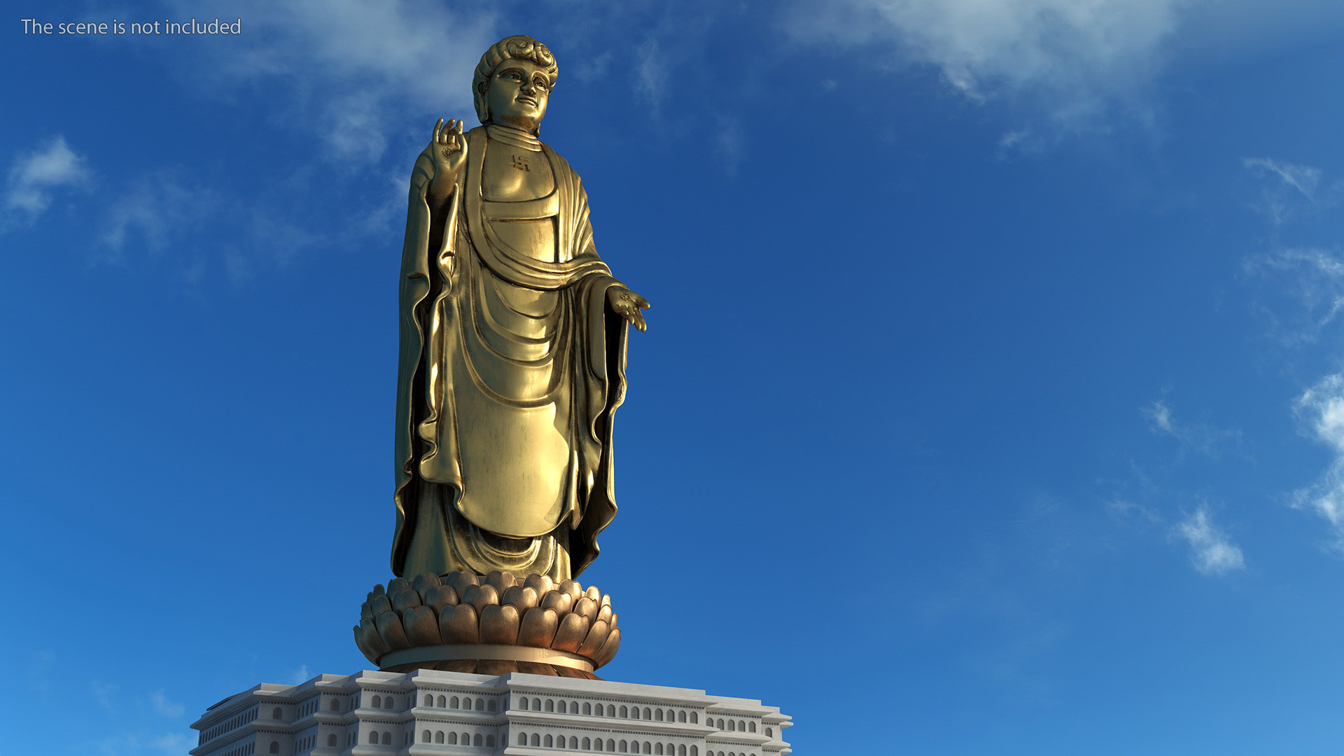 Mazu of Tianjin Buddha Statue 3D model