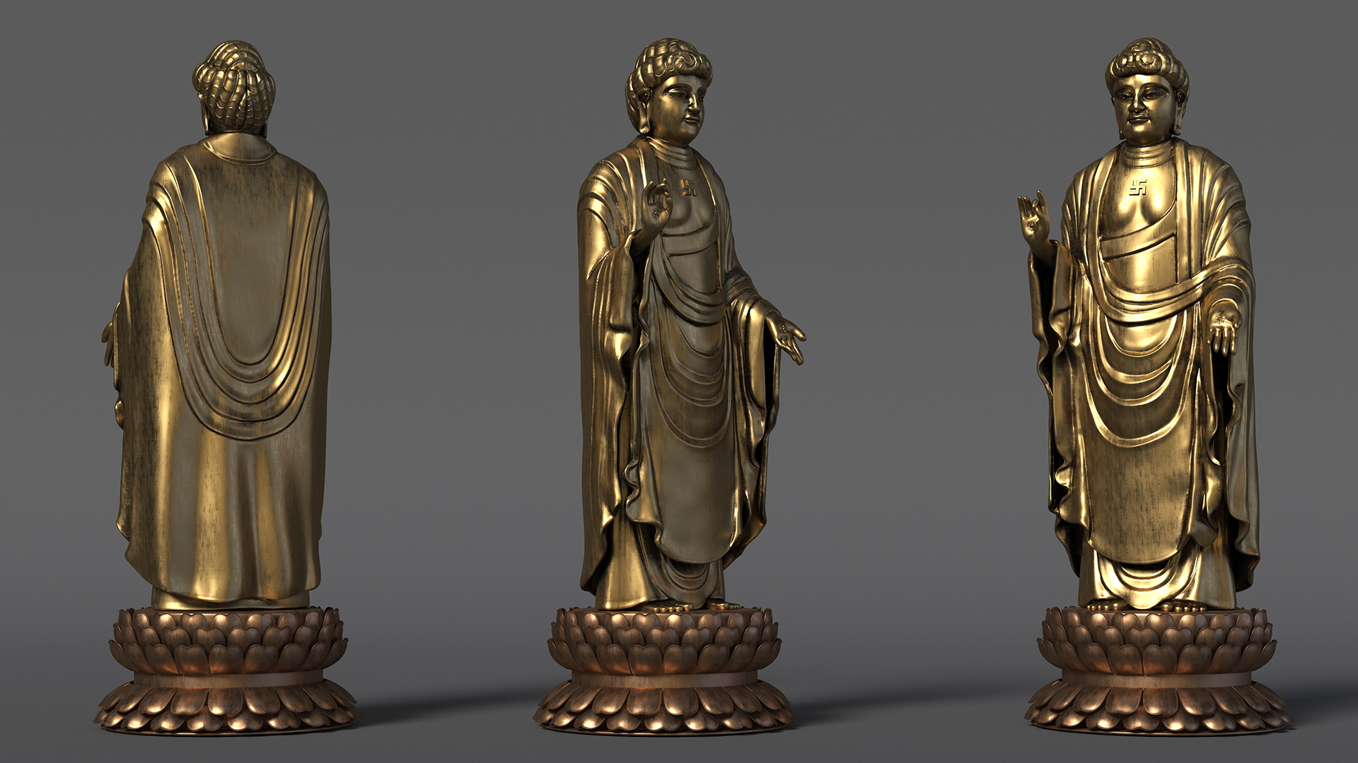 Mazu of Tianjin Buddha Statue 3D model