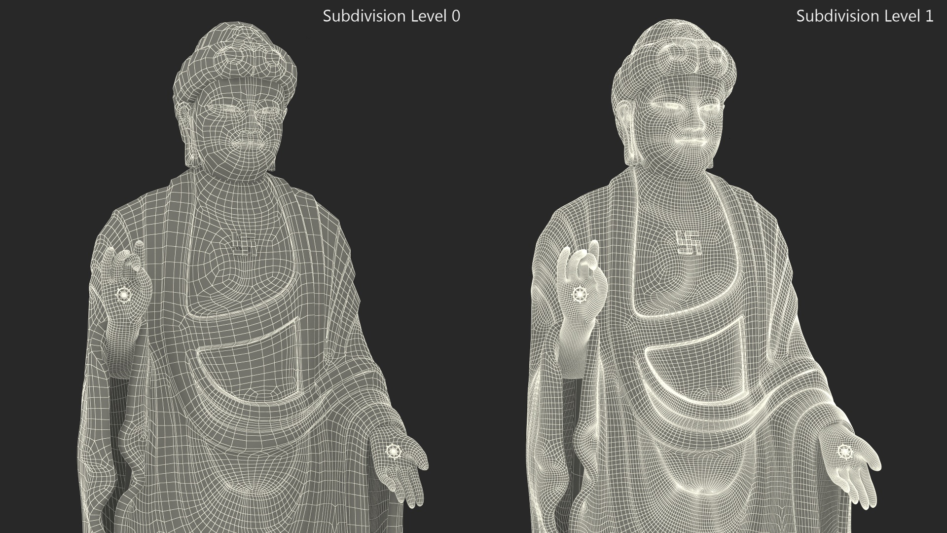 Mazu of Tianjin Buddha Statue 3D model