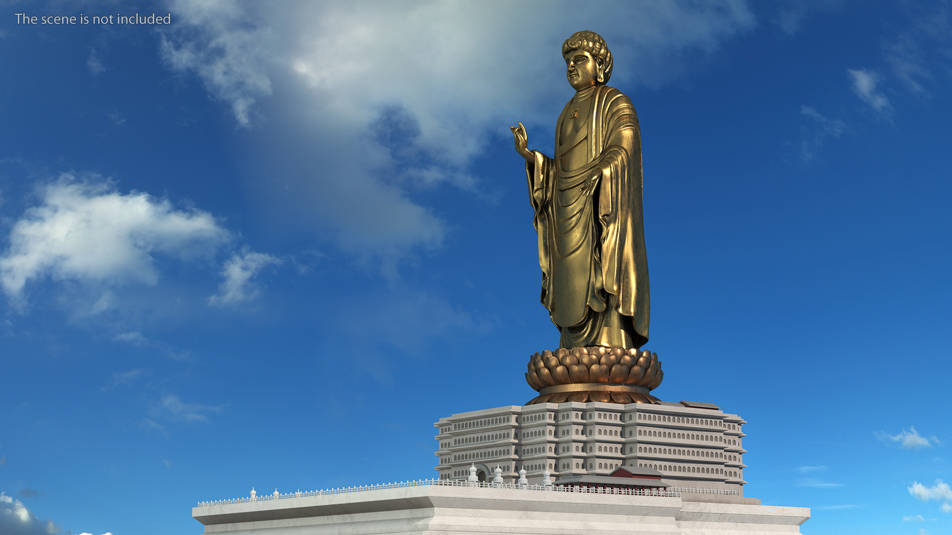 Mazu of Tianjin Buddha Statue 3D model