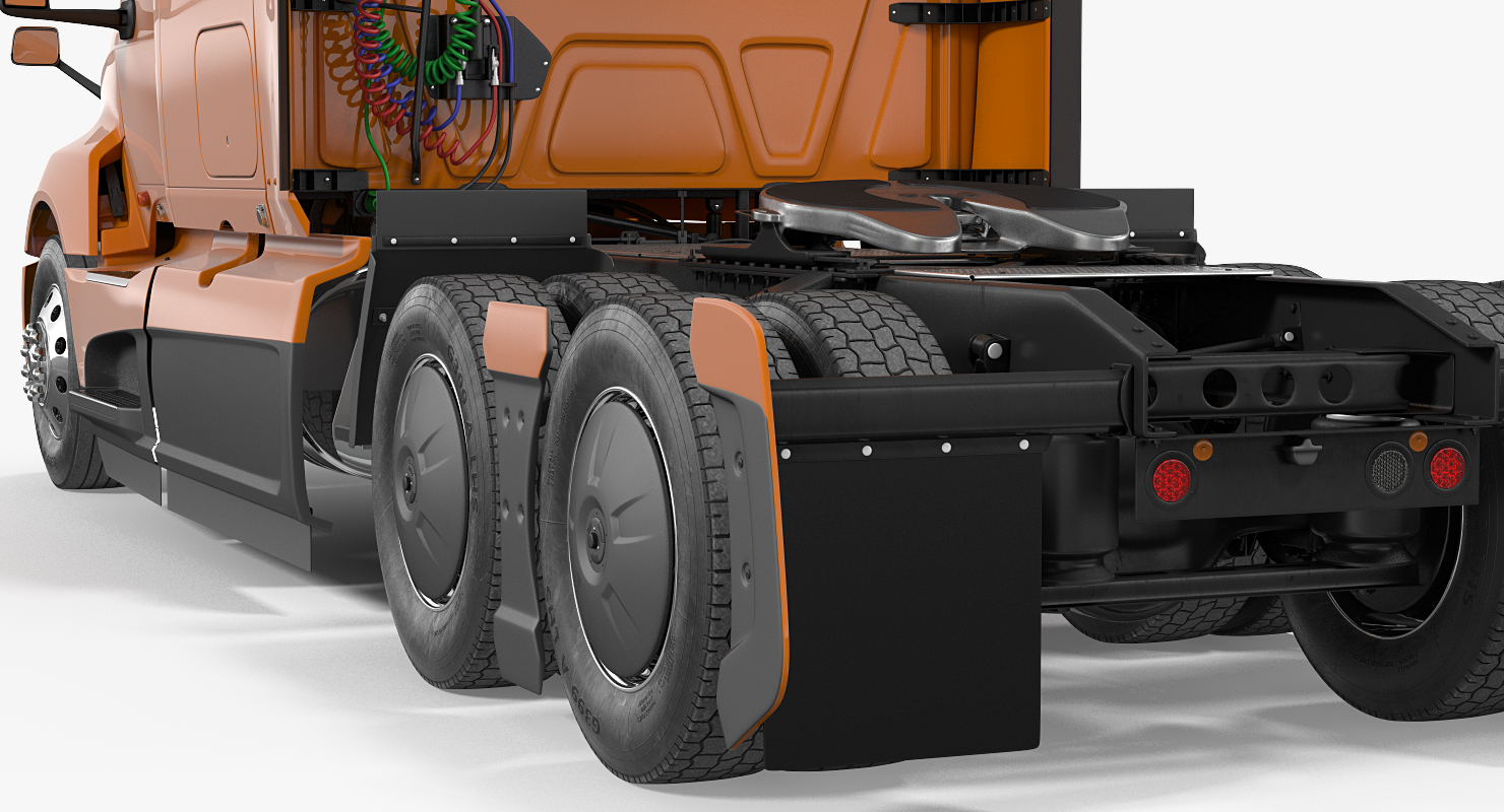 Heavy Duty Truck Simple Interior 3D