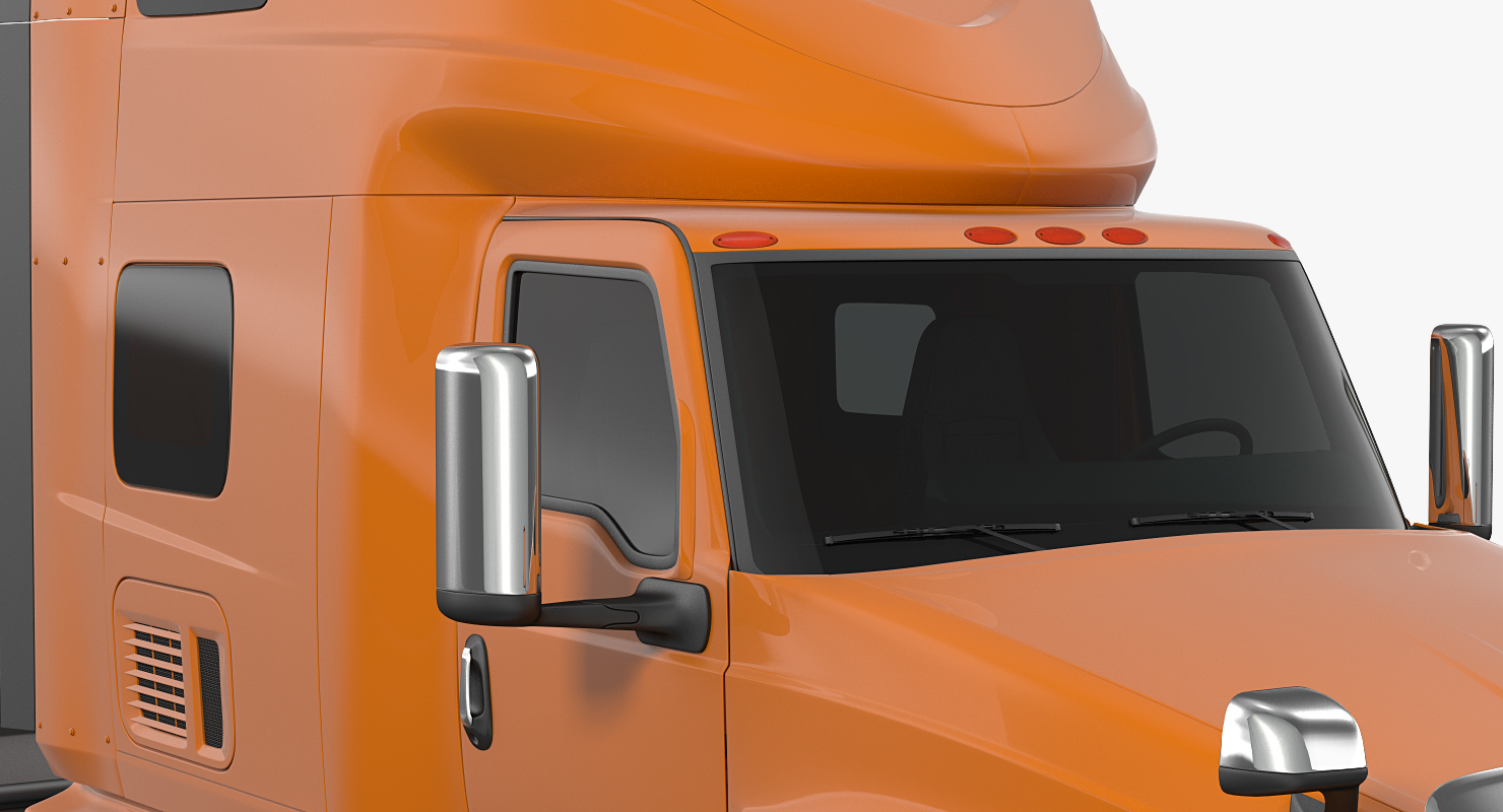 Heavy Duty Truck Simple Interior 3D