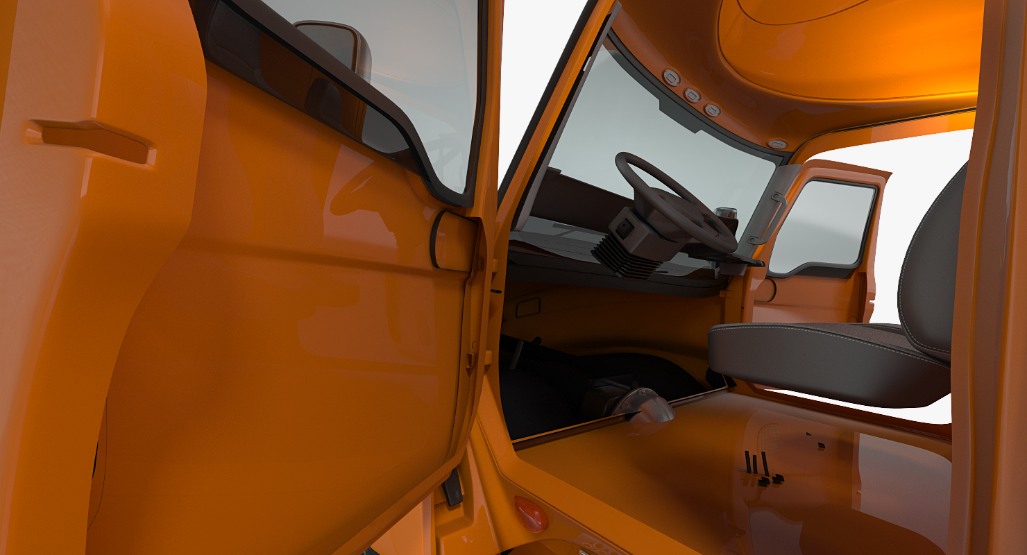 Heavy Duty Truck Simple Interior 3D