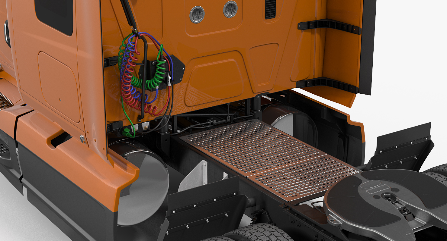 Heavy Duty Truck Simple Interior 3D