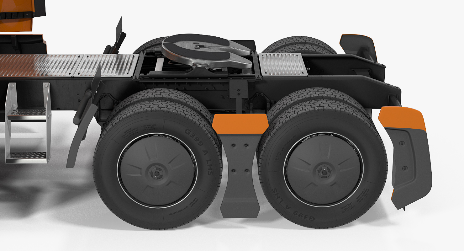 Heavy Duty Truck Simple Interior 3D