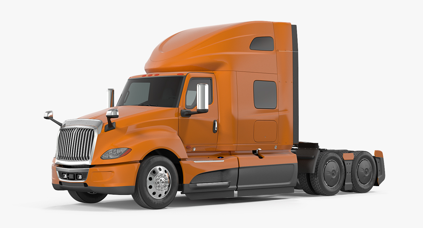 Heavy Duty Truck Simple Interior 3D