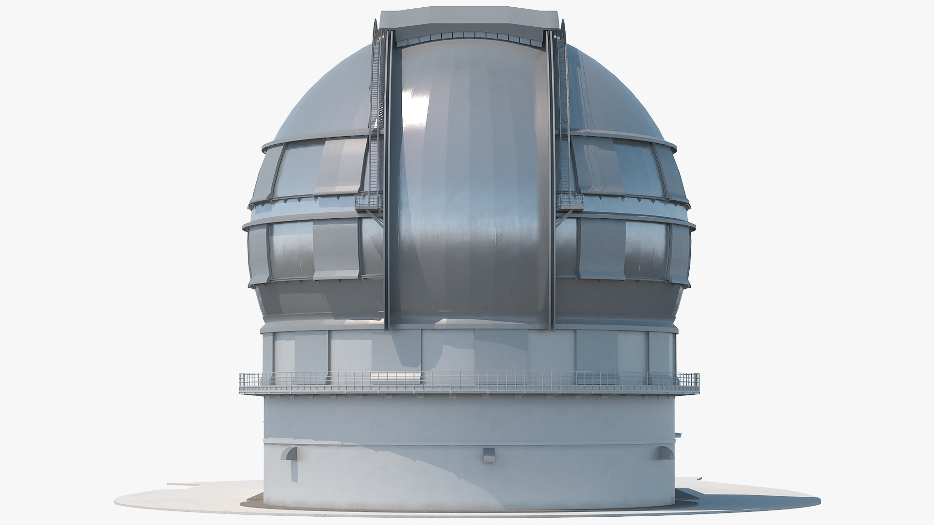 3D Gran TeCan Reflecting Telescope Rigged model