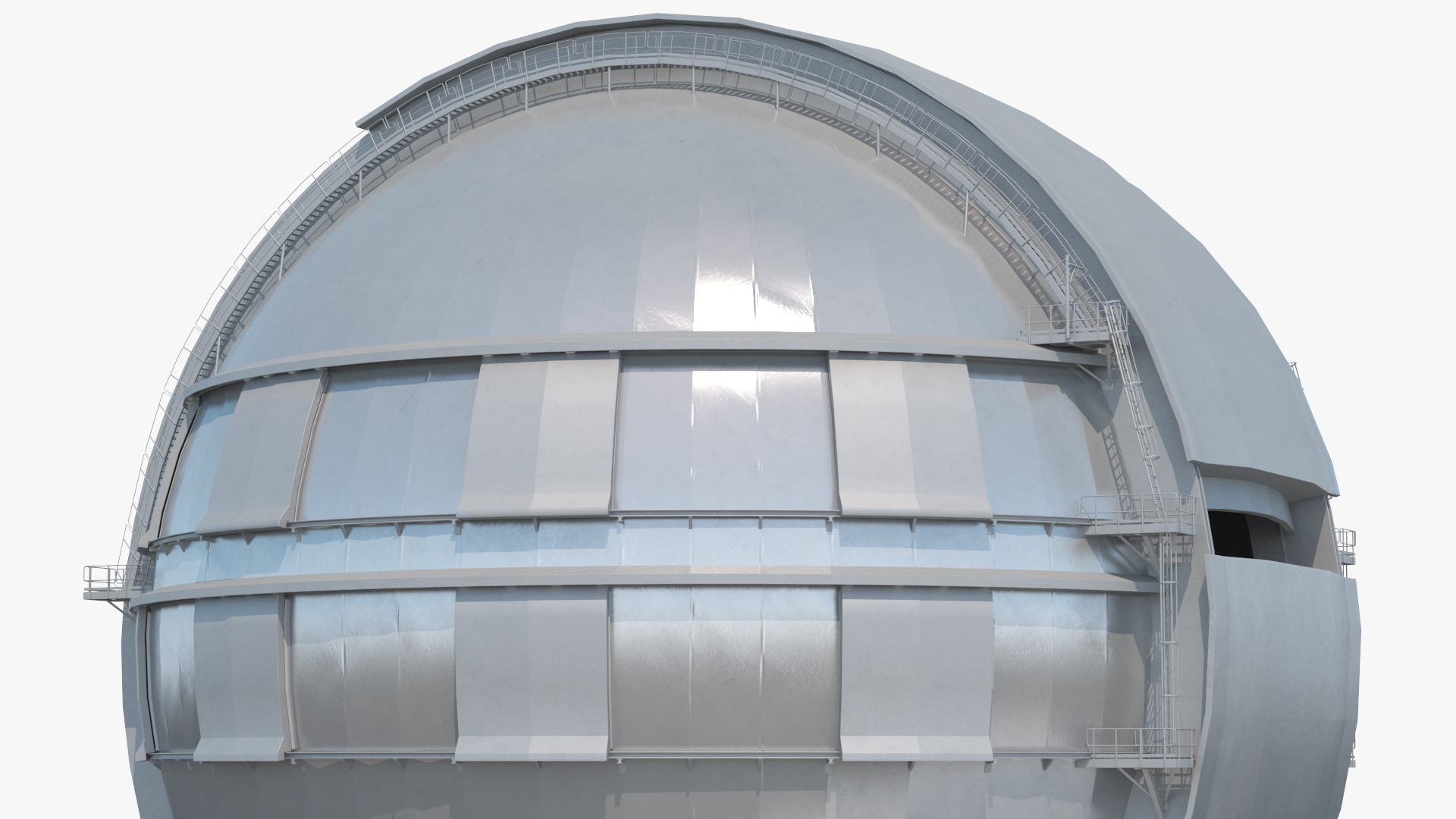 3D Gran TeCan Reflecting Telescope Rigged model
