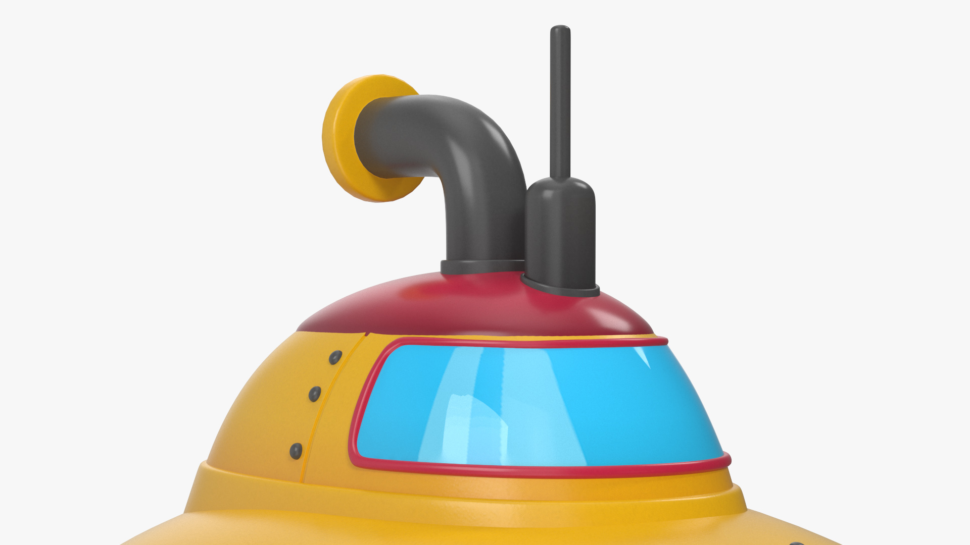 Cartoon Yellow Submarine 3D model