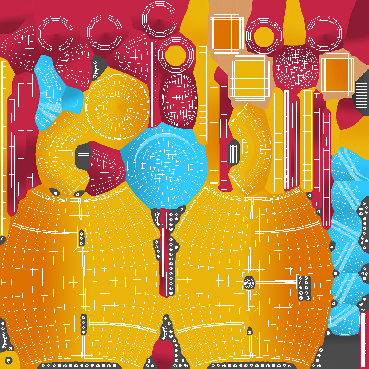 Cartoon Yellow Submarine 3D model