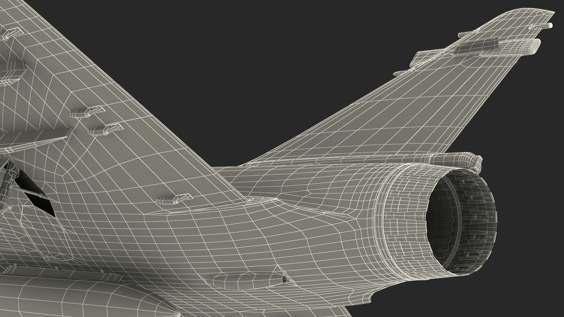 3D French Air Force Mirage 2000C Multi Role Fighter model