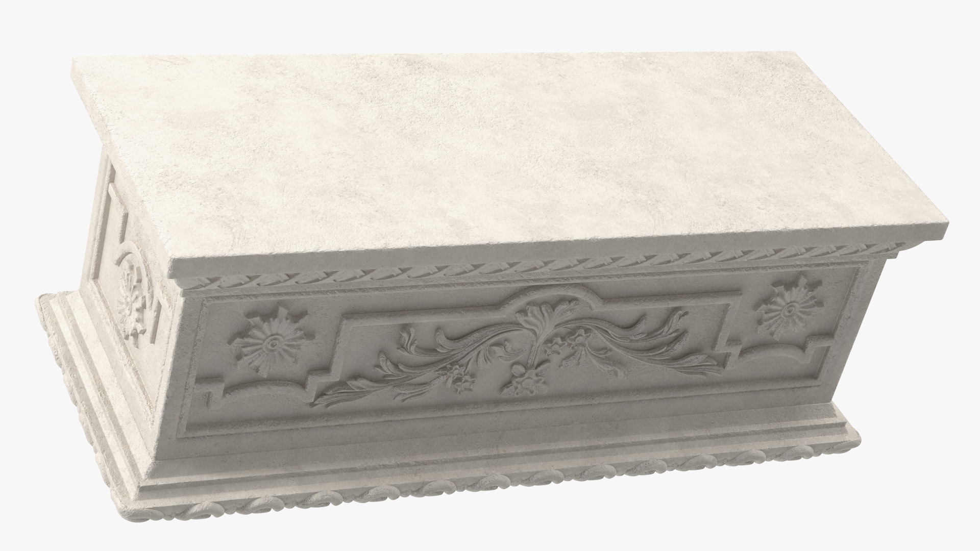 Provence Trough Planter h30 3D