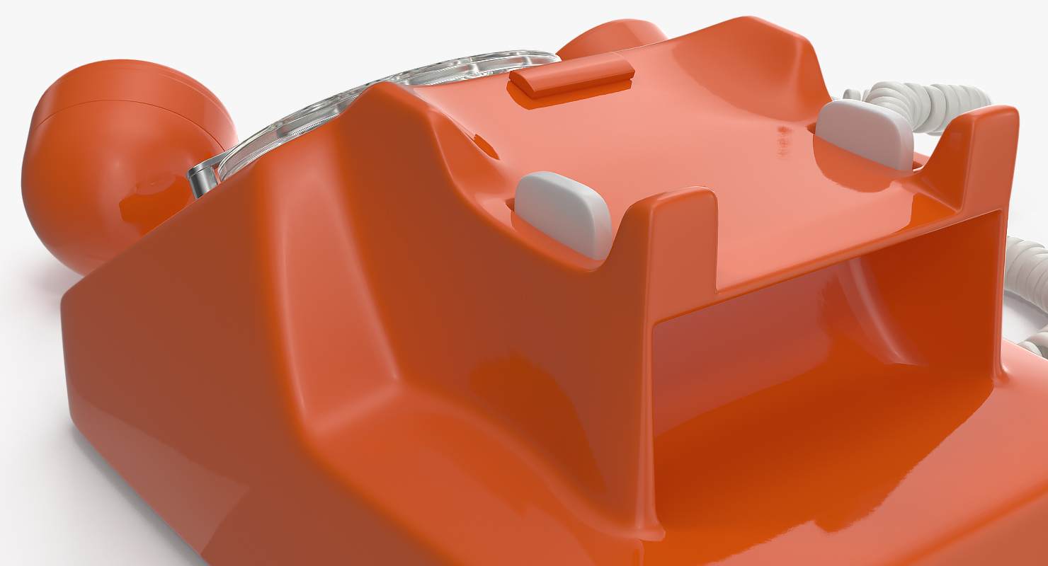 Fashioned Rotary Dial Phone 3D