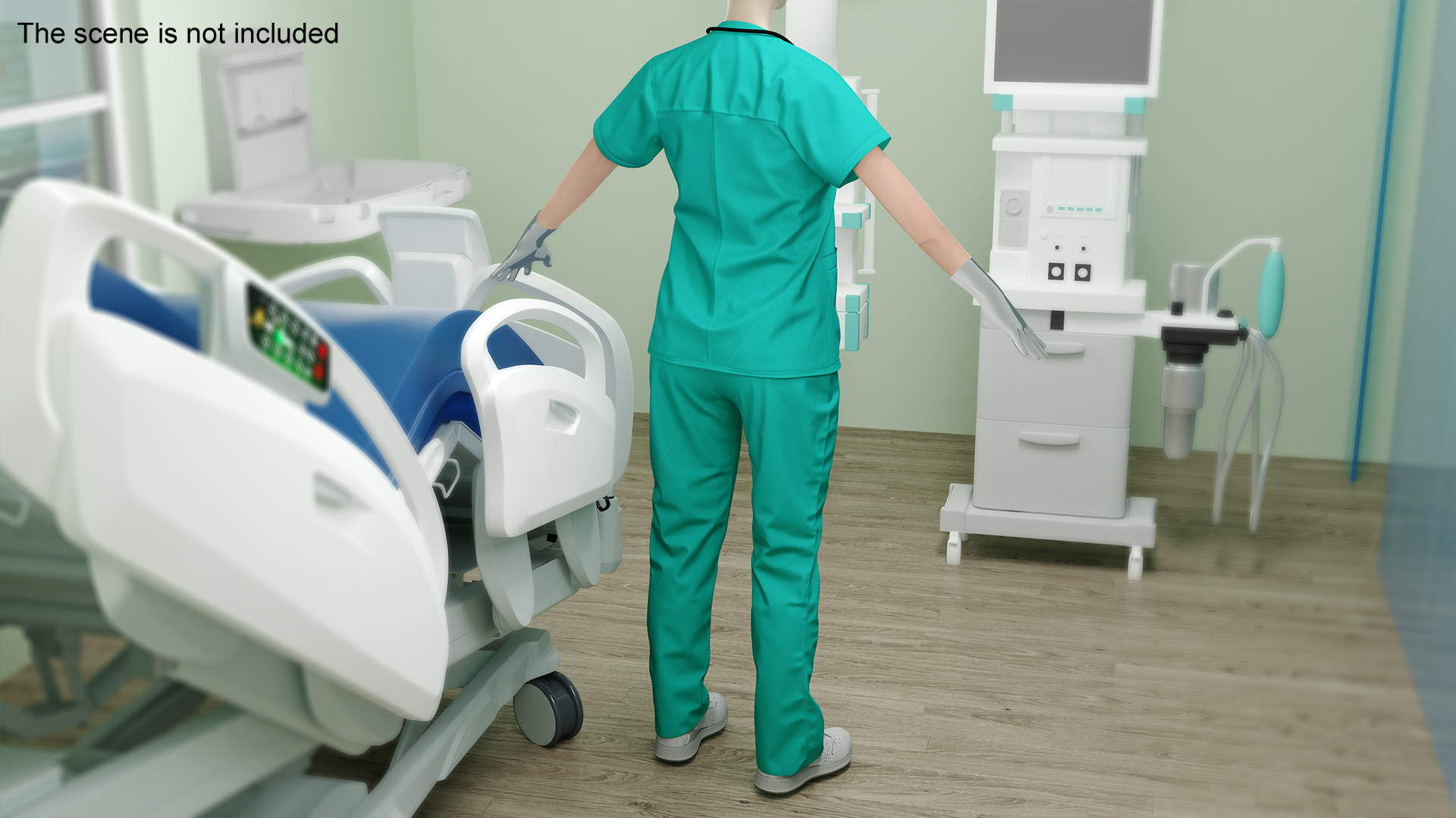 3D Medical Nurse Clothes