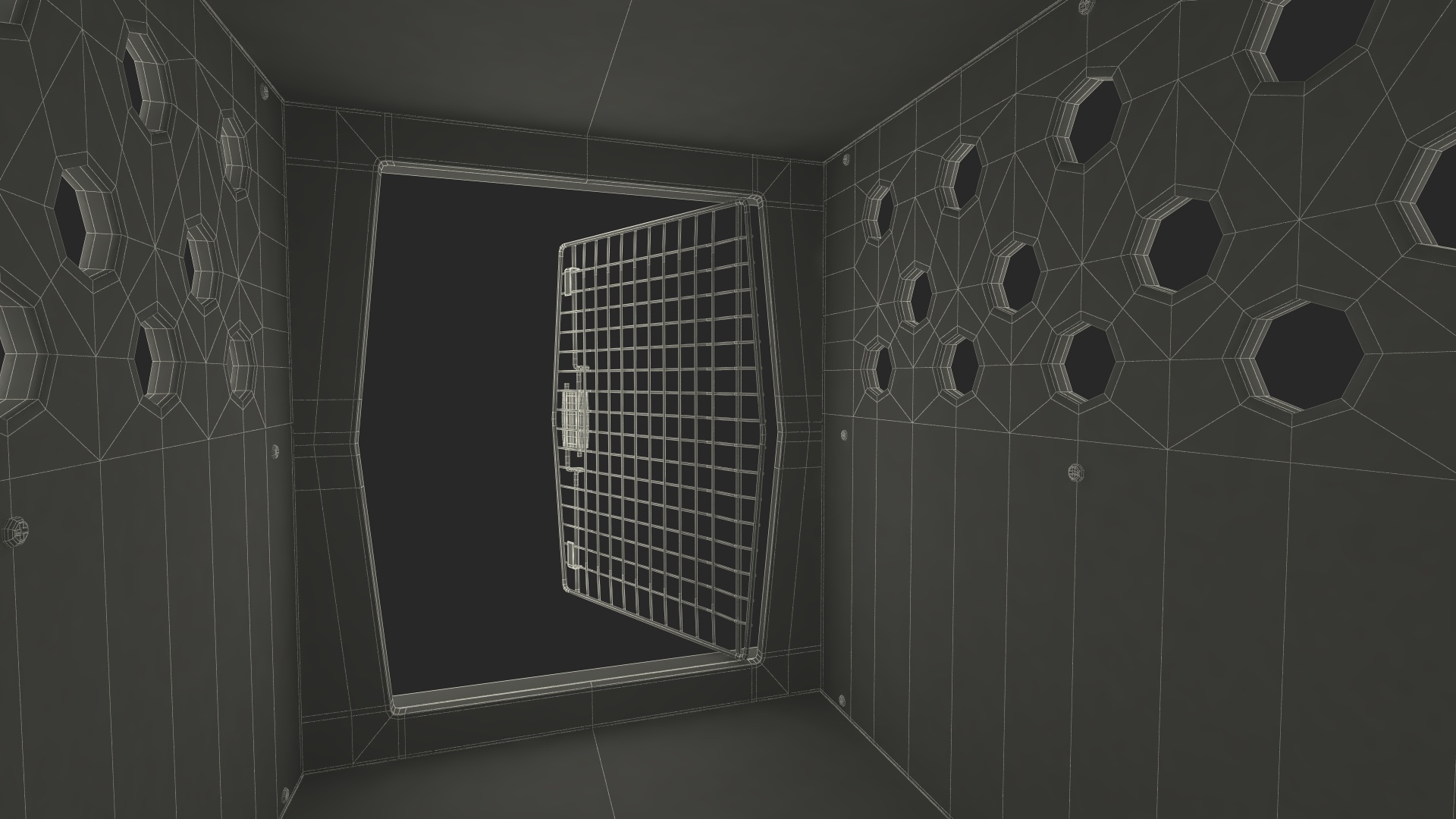Animal Crate Travel Dark Wood 3D model