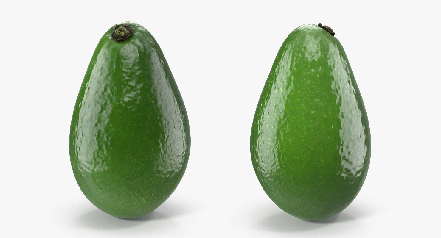 3D Whole Avocado model