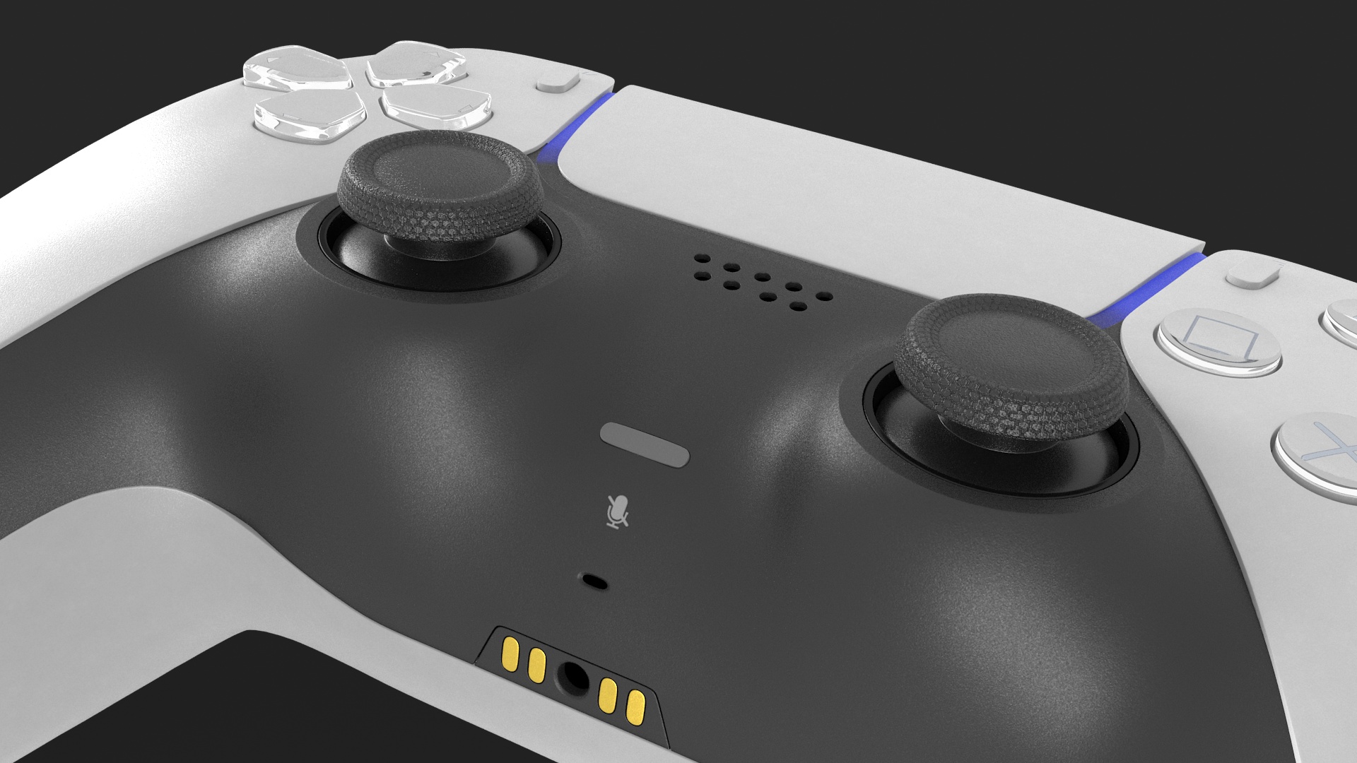 3D Sony PlayStation 5 PS5 Slim White model