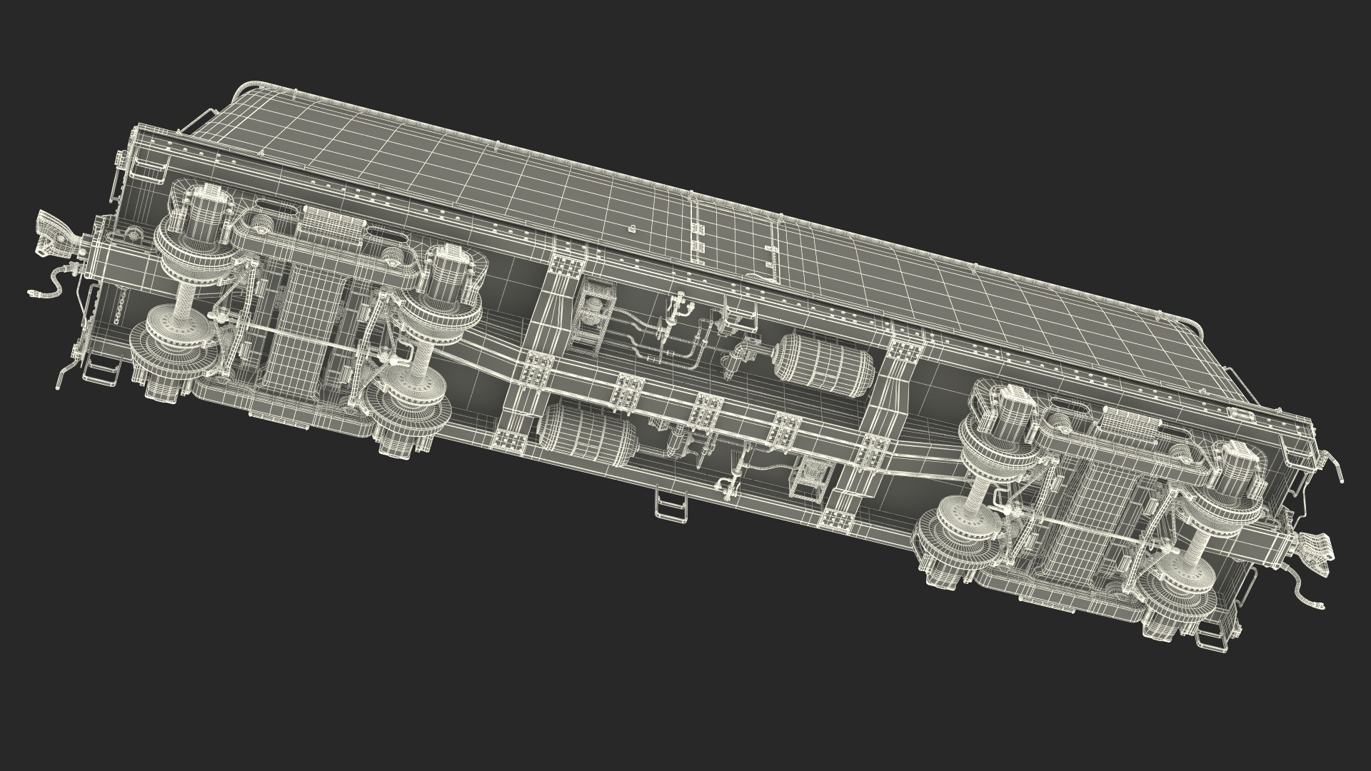 3D Milk Tank Car Bordens