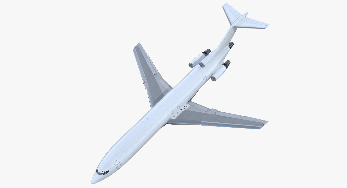3D model Boeing 727 200F Generic Rigged