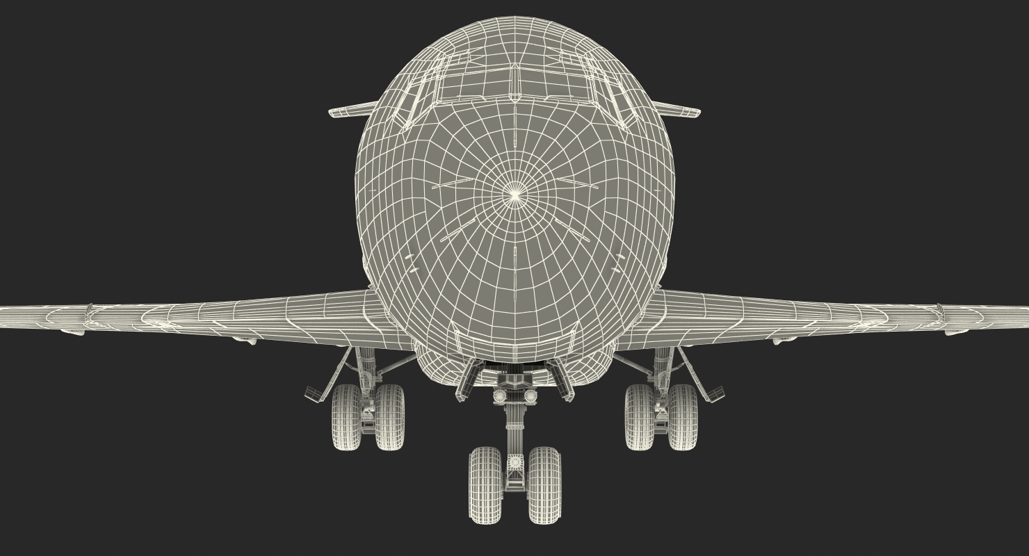 3D model Boeing 727 200F Generic Rigged